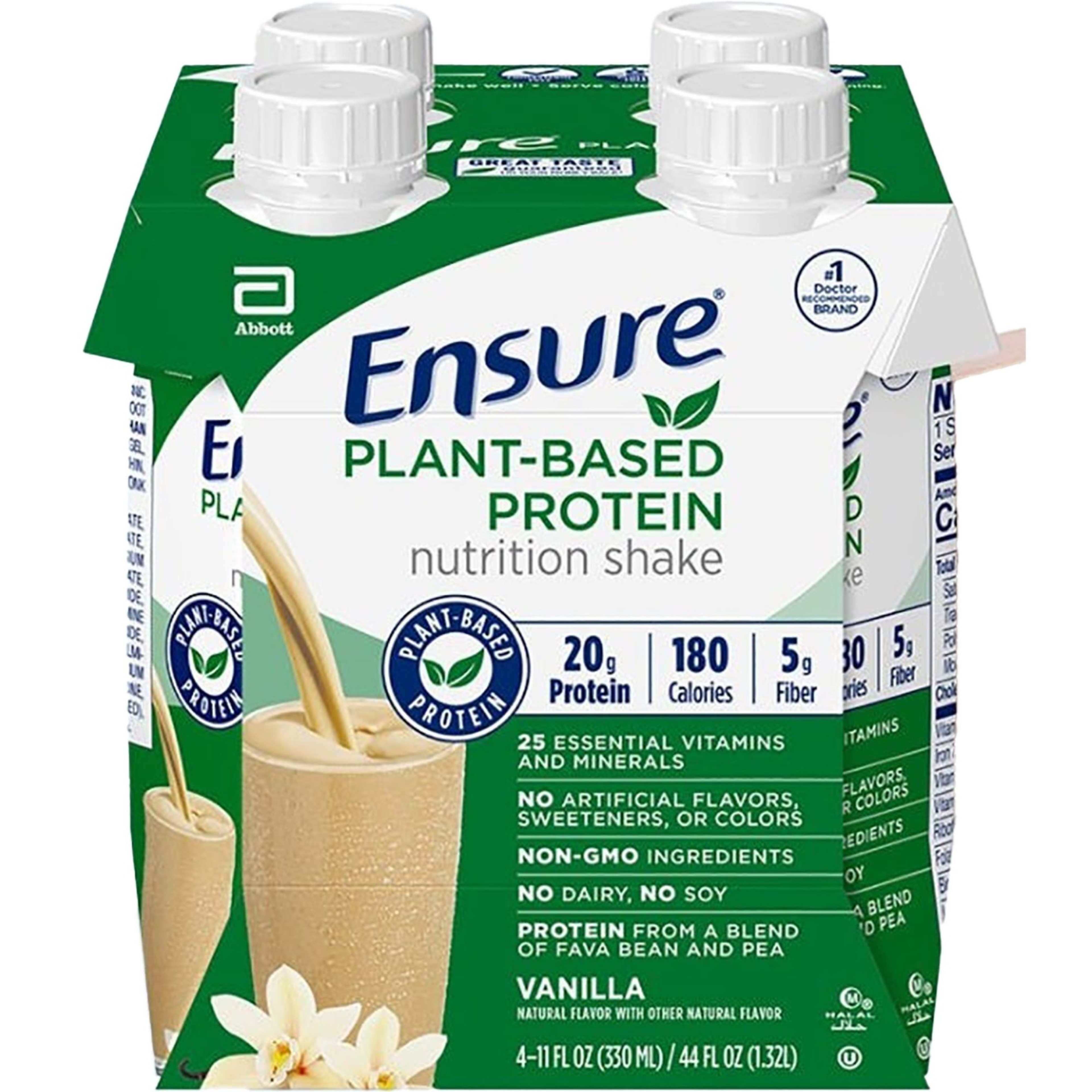 Ensure Plant-Based Protein Nutritional Shake, Carton