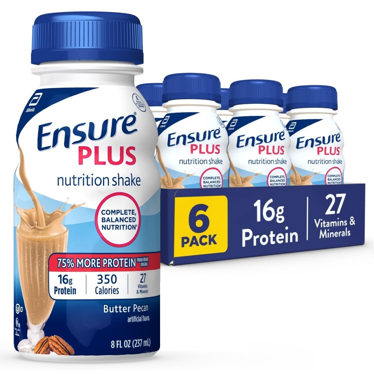 Ensure Plus Nutritional Shake, Bottle
