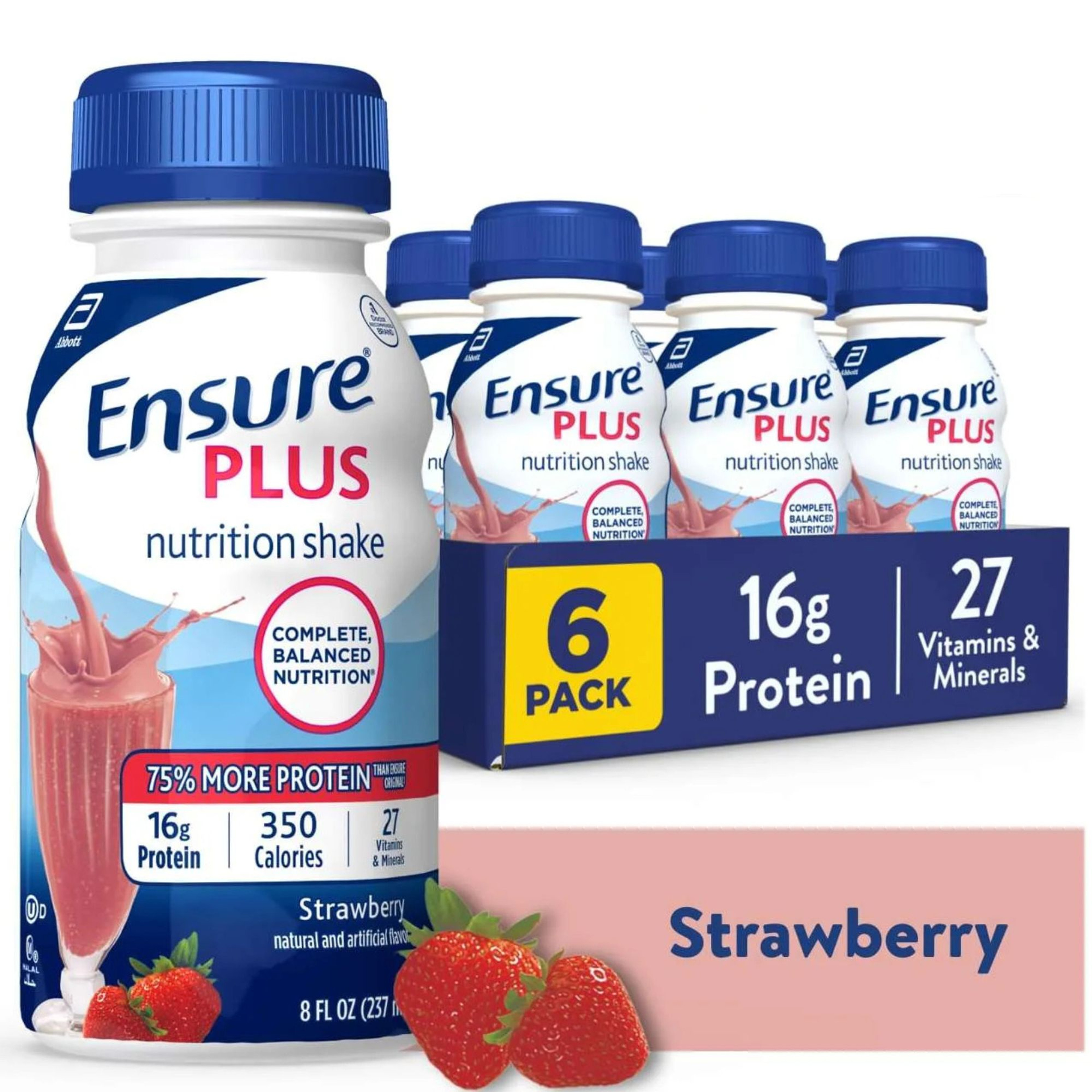 Ensure Plus Nutritional Shake, Bottle