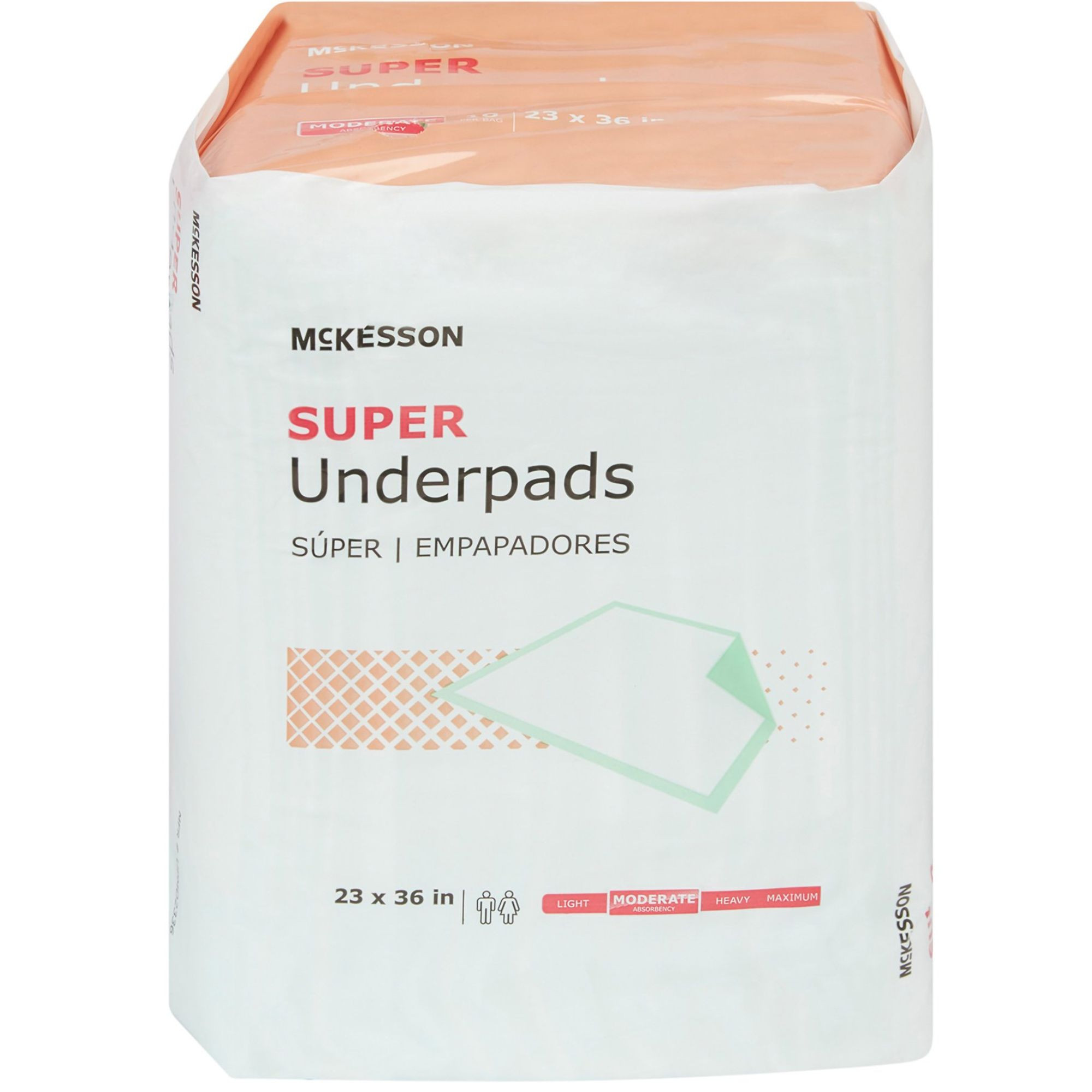 McKesson Super Underpads, Moderate Absorbency