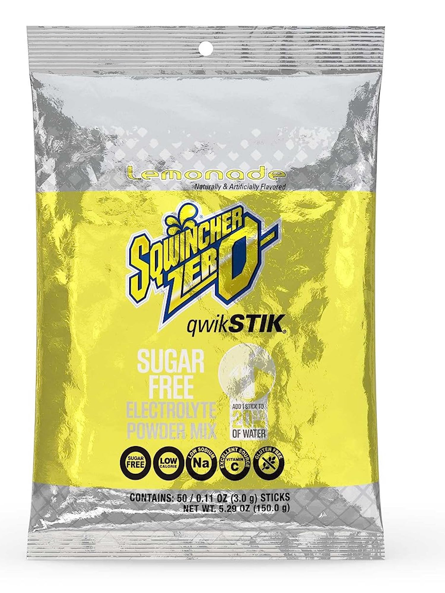 Sqwincher Zero Qwik Stik Electrolyte Replenishment Drink Mix