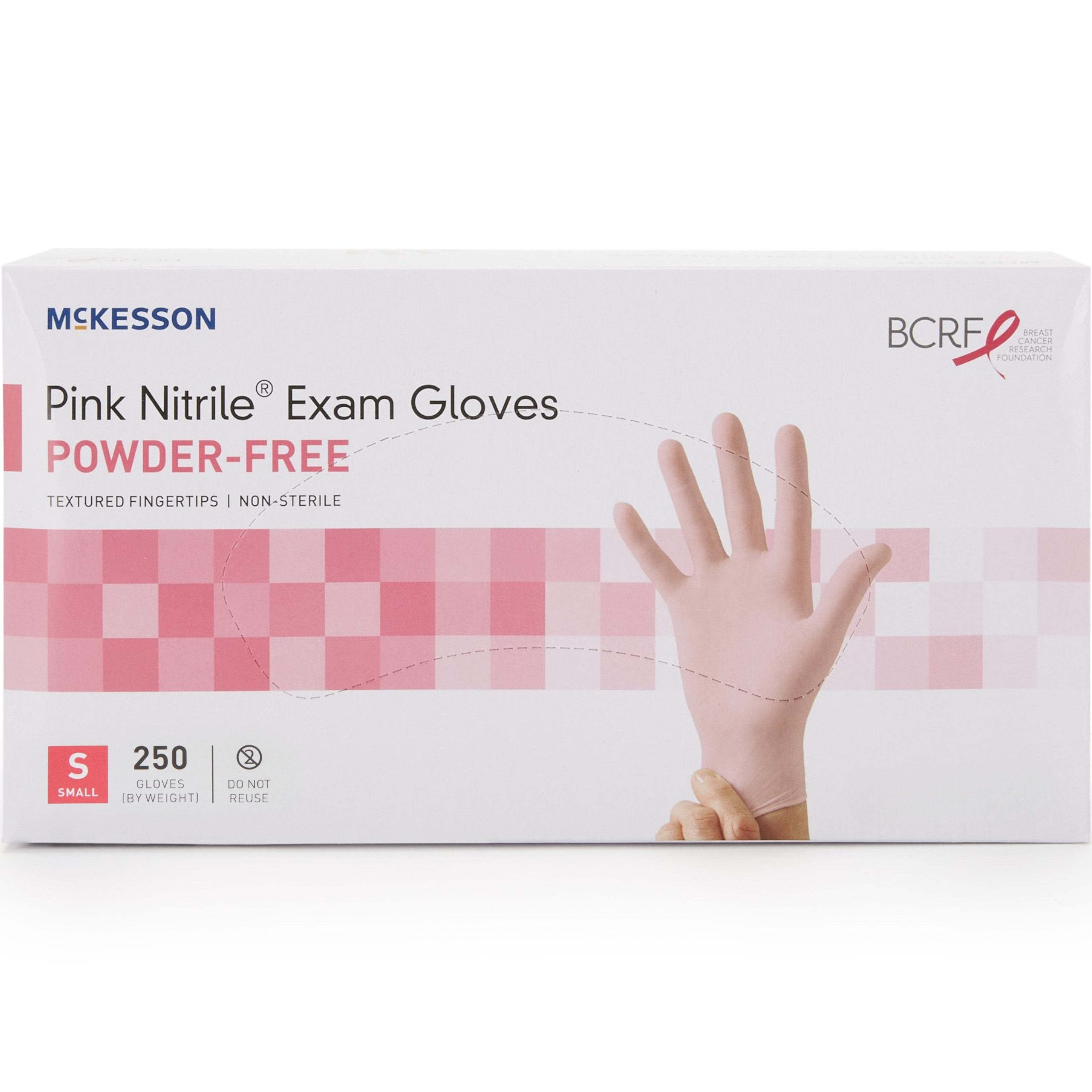 McKesson Pink Nitrile Exam Powder-Free Gloves
