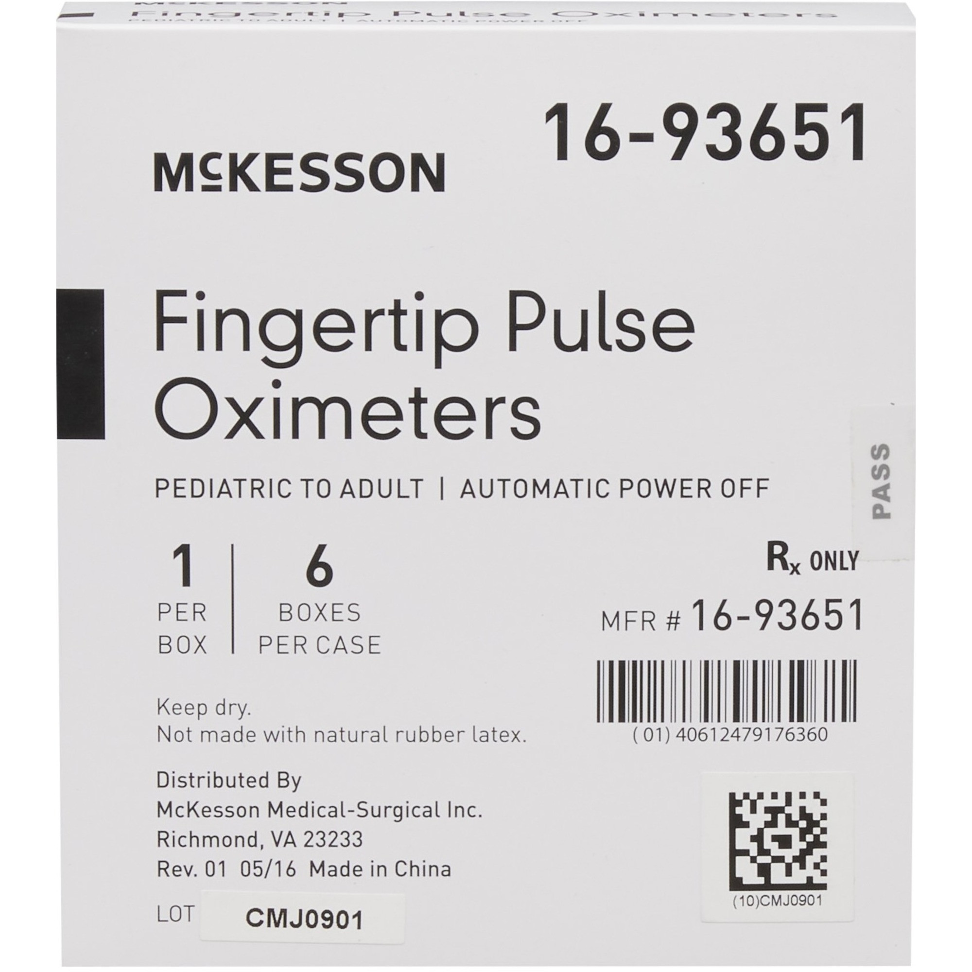 McKesson Fingertip Pulse Oximeter