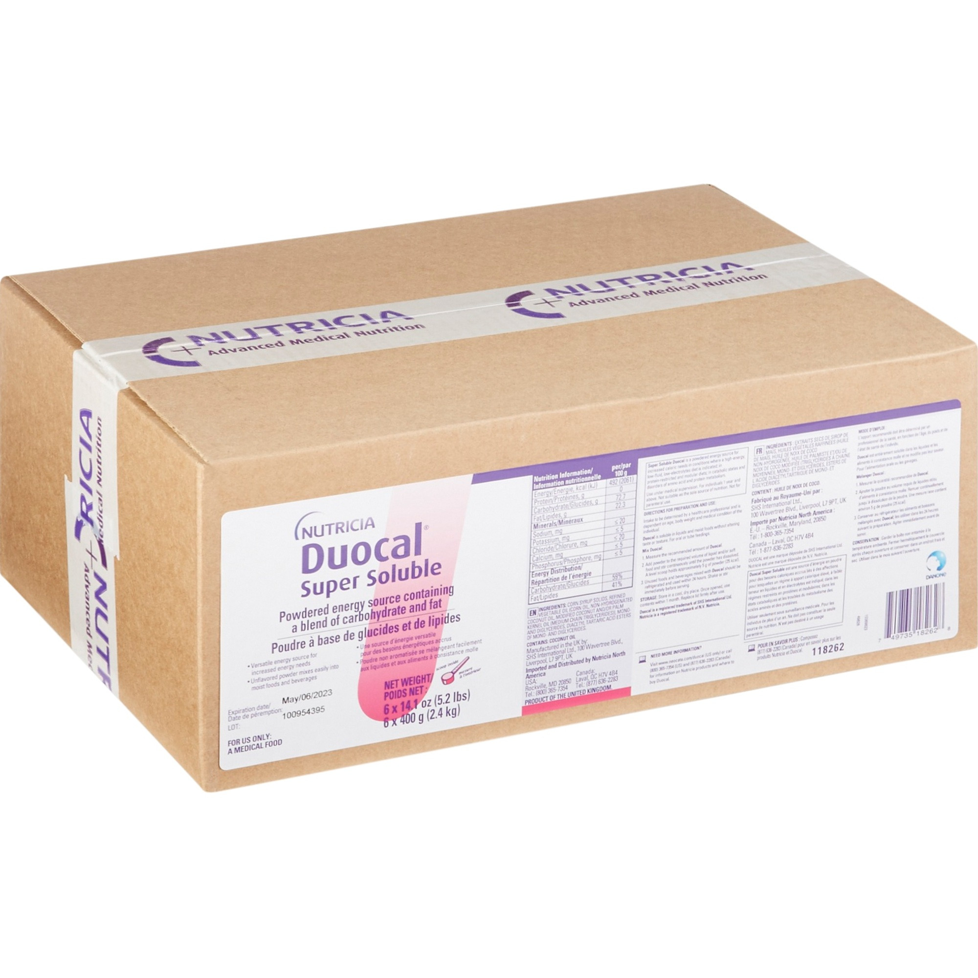 Duocal High Calorie Oral Supplement, Unflavored