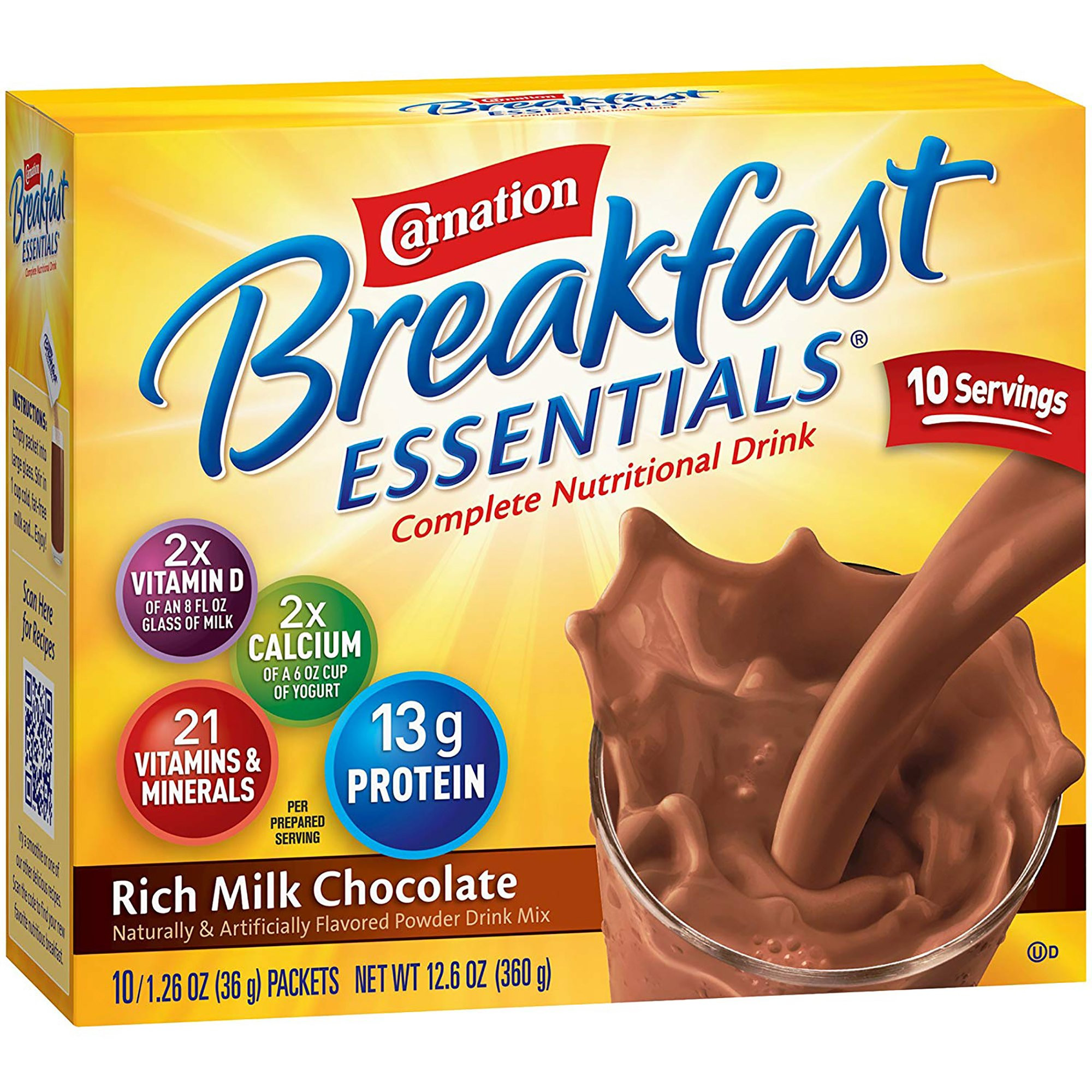 Carnation Breakfast Essentials Powder Packets