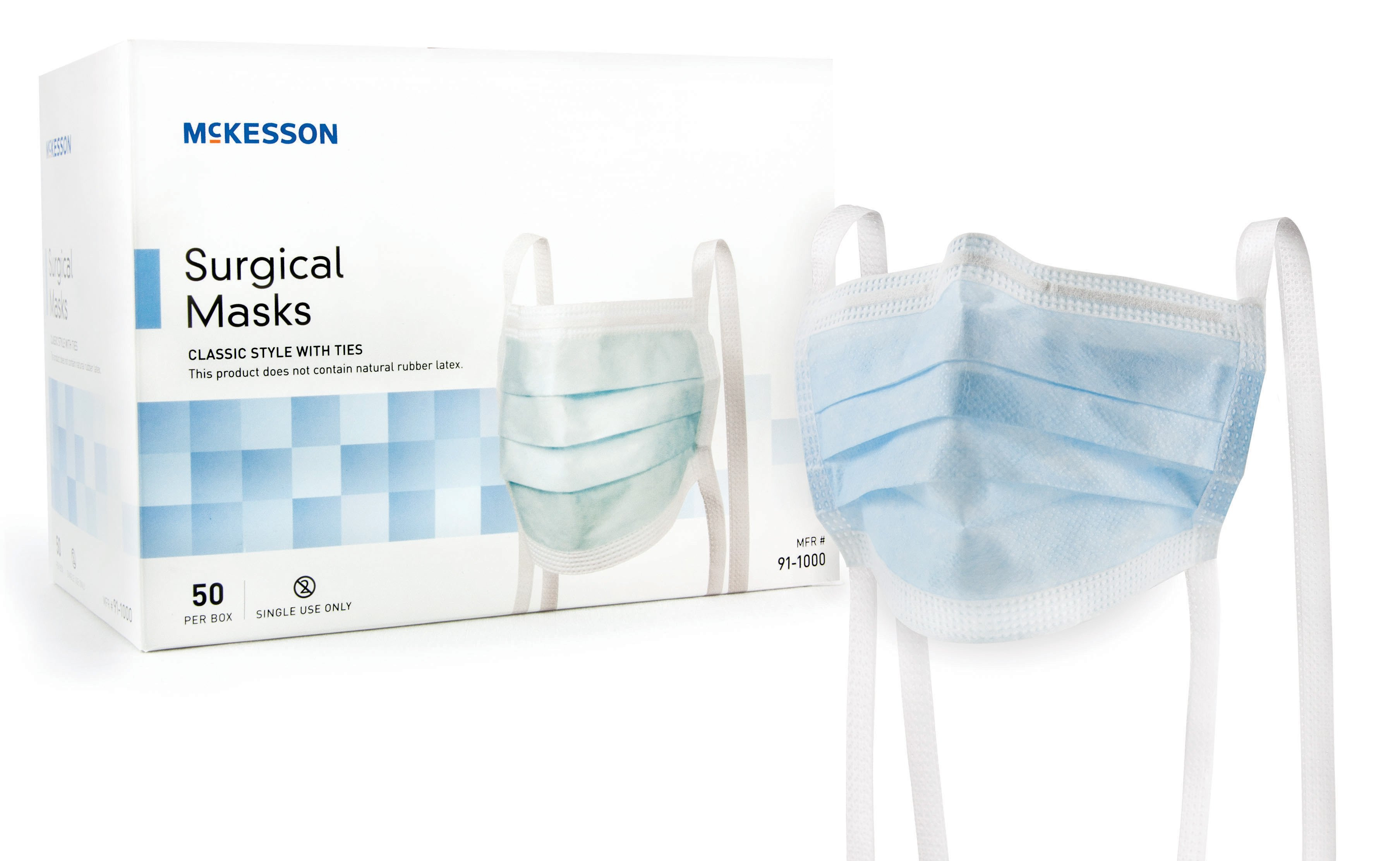 McKesson Pleated Surgical Mask