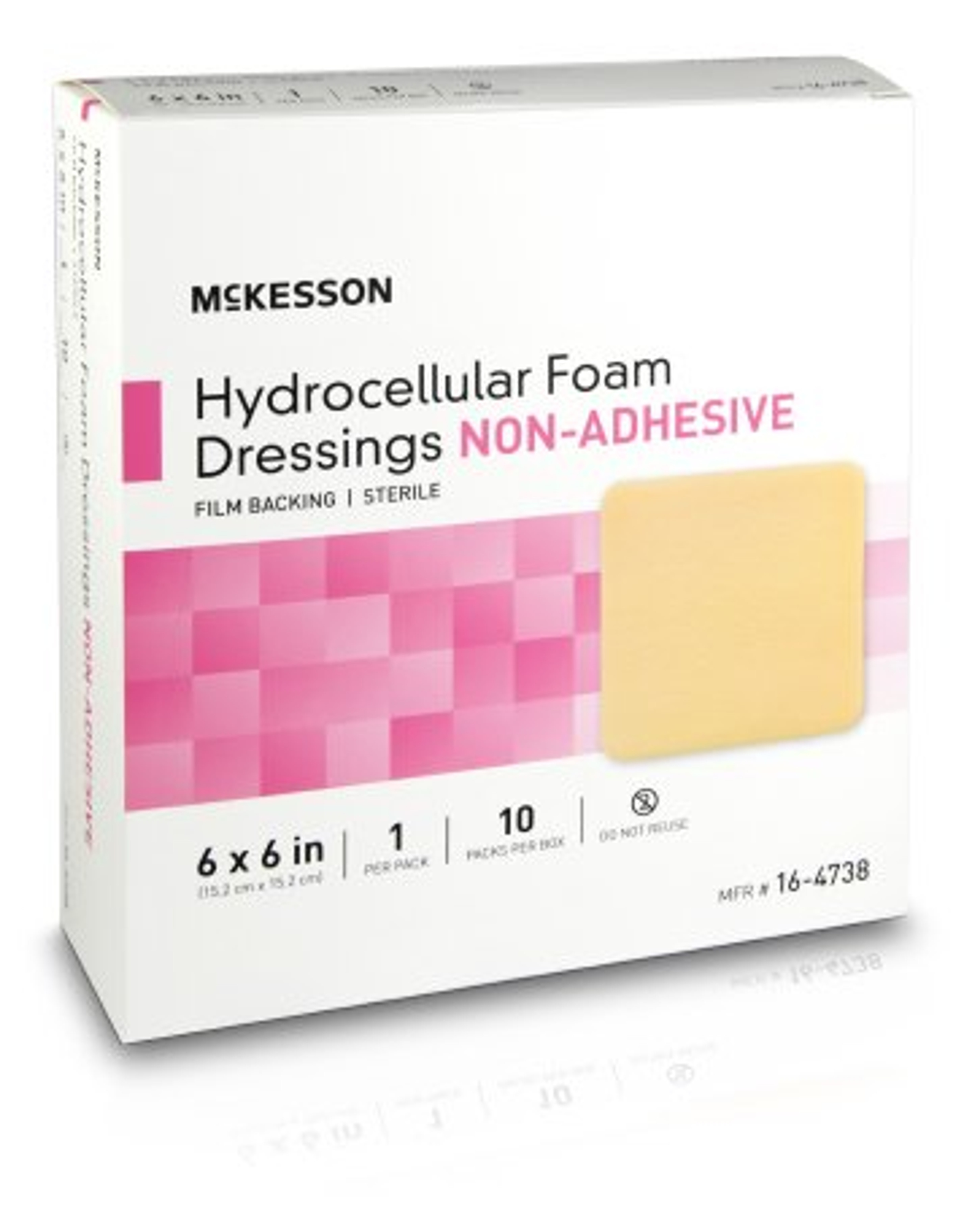 McKesson Hydrocellular Foam Dressings Non-Adhesive