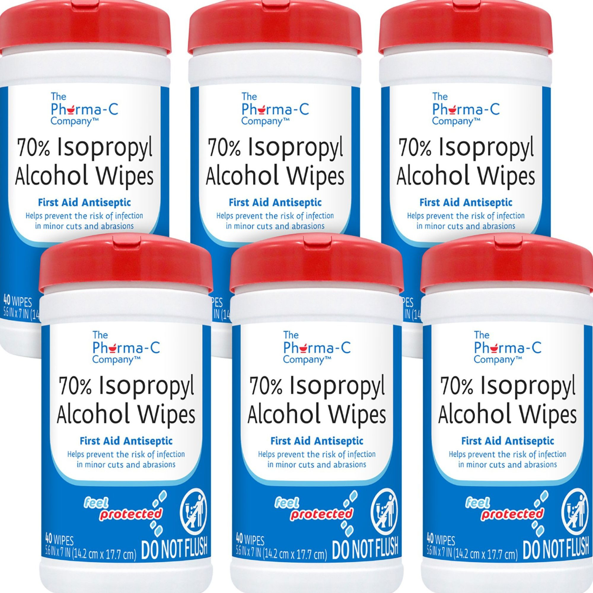 Pharma-C-Wipes Towelette Antiseptic Skin Wipe