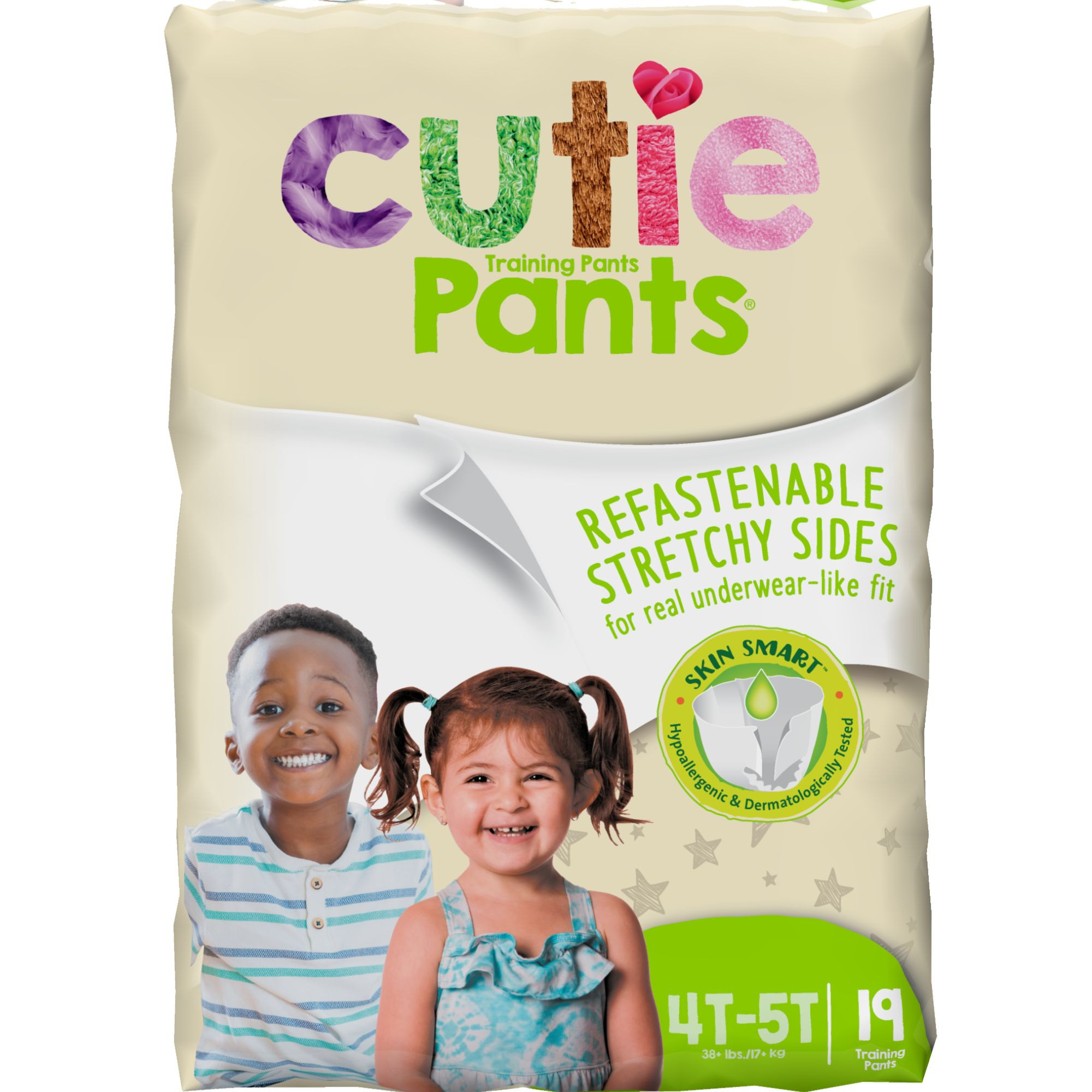 Cutie Pants Toddler Disposable Training Pants Pull ups, Heavy