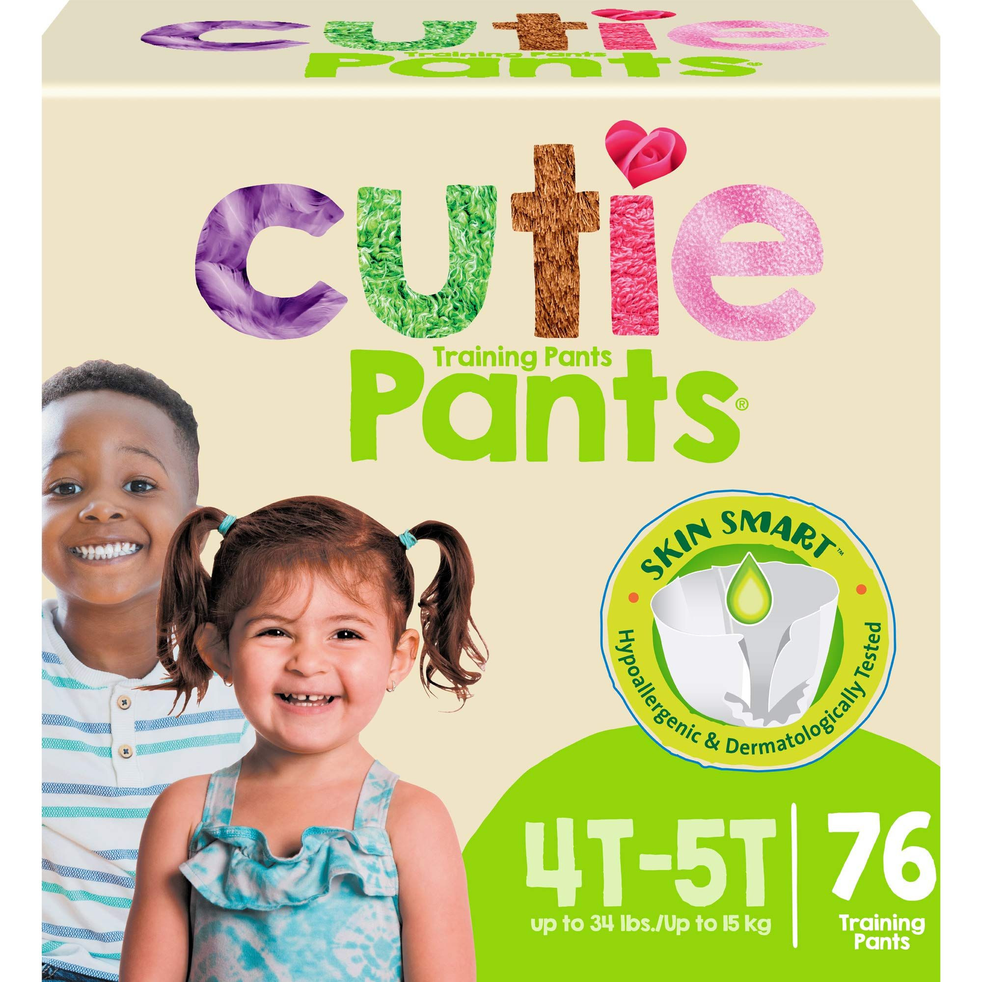 Cutie Pants Toddler Disposable Training Pants Pull ups, Heavy