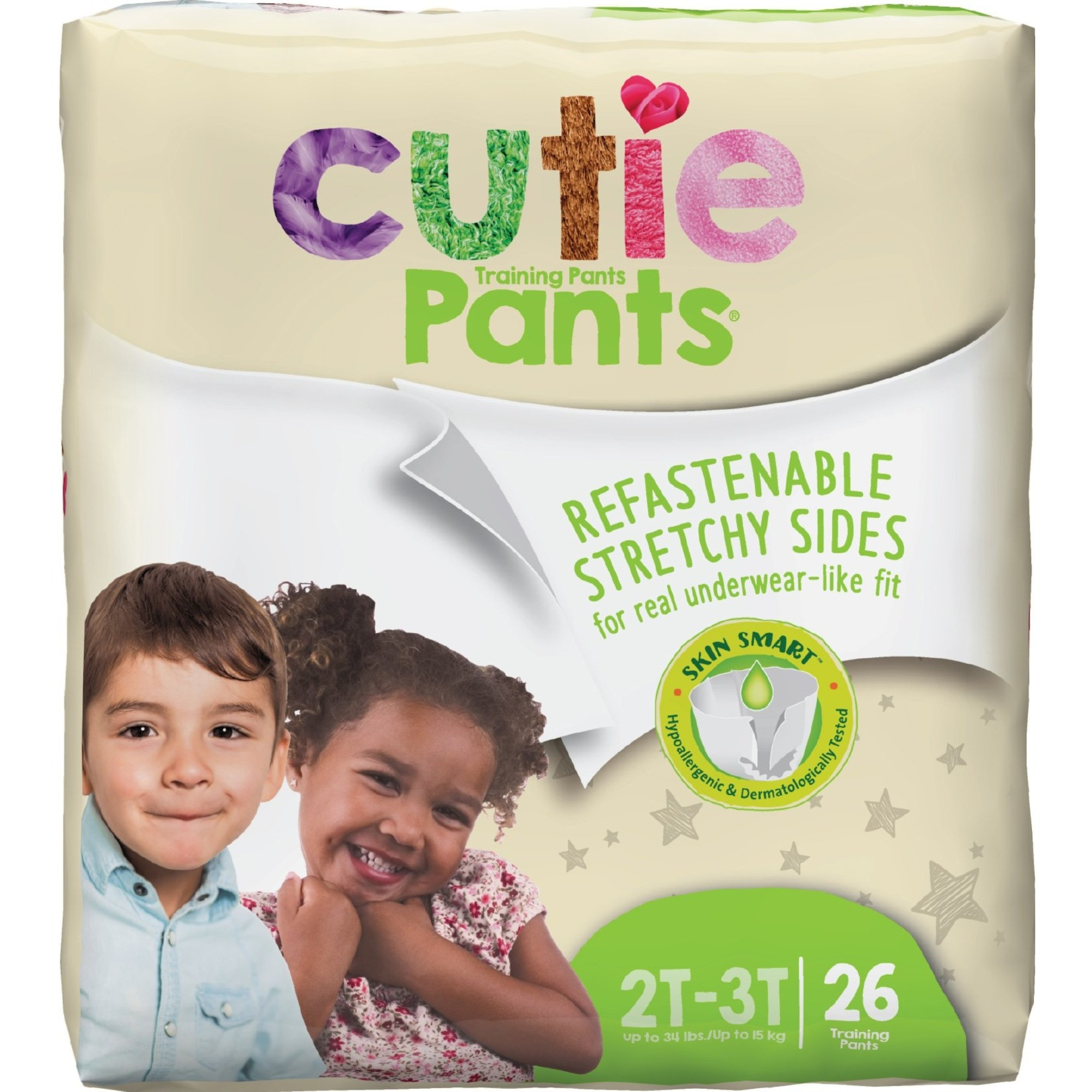 Cutie Pants Toddler Disposable Training Pants Pull ups, Heavy