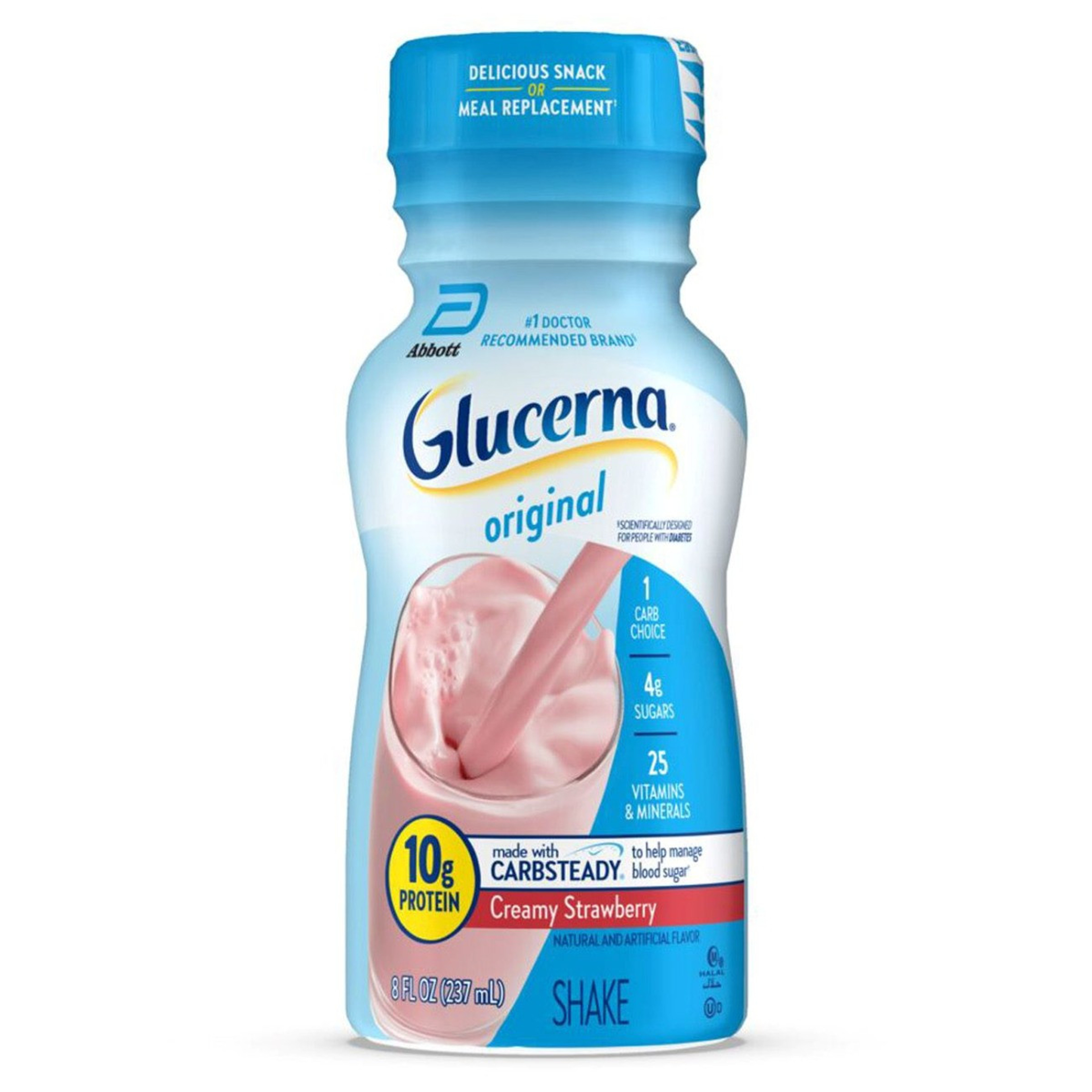 Glucerna Original Diabetic Shake, Creamy Strawberry