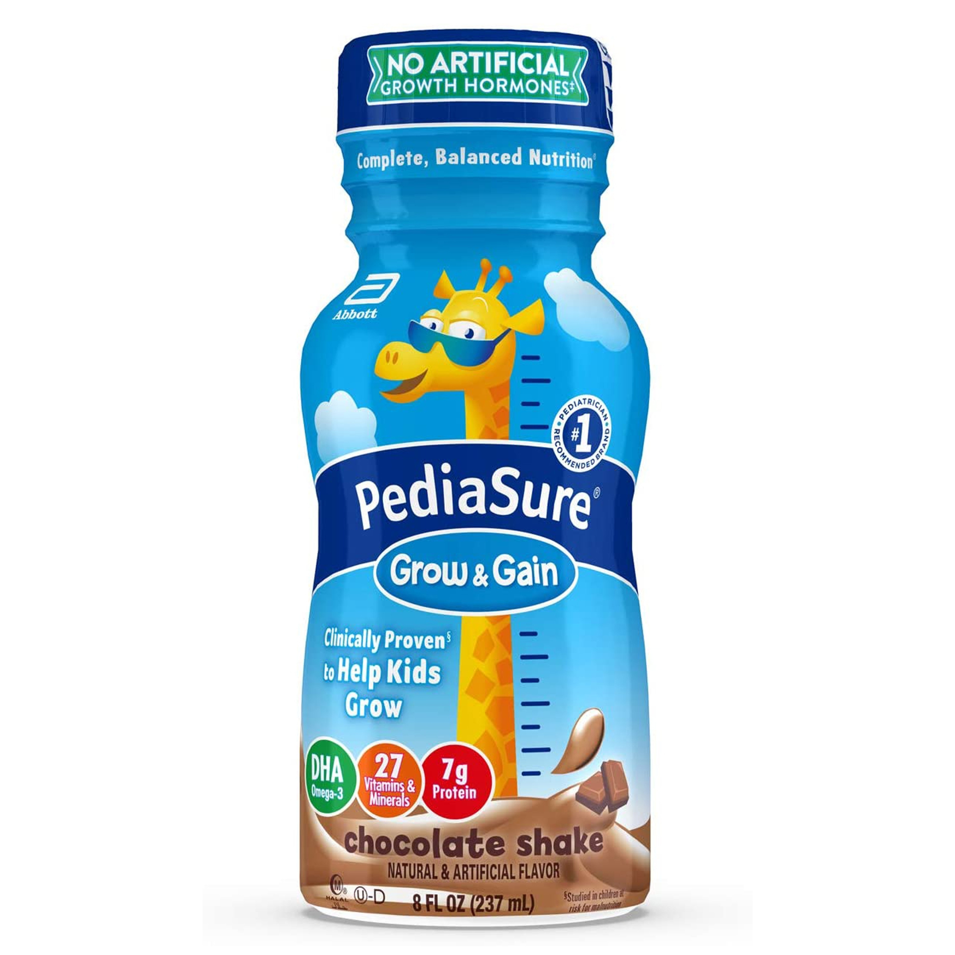 PediaSure Grow & Gain Pediatric Shake, Chocolate, 8 oz.