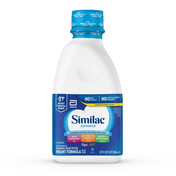 Similac Pro-Advance Ready to Use Infant Formula, 32 oz., Bottle