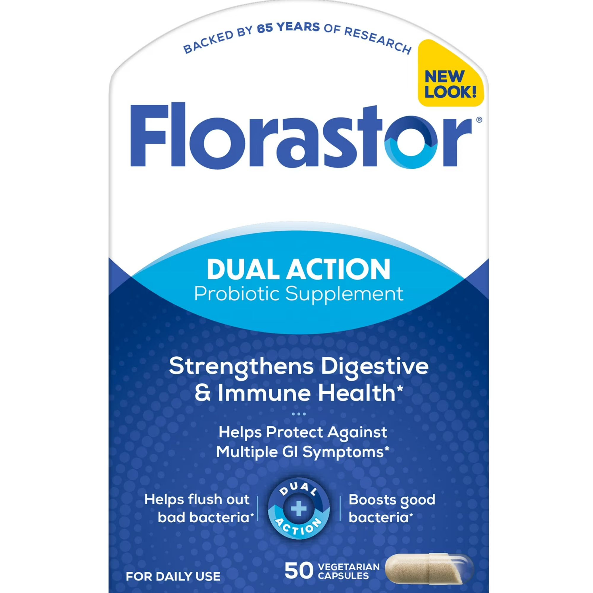 Florastor Dual Action Probiotic Supplement