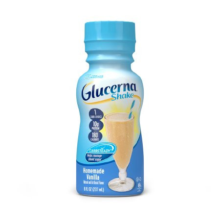 Glucerna Ready to Use Oral Supplement Shake, Homemade Vanilla Flavor, 8 oz., Bottle
