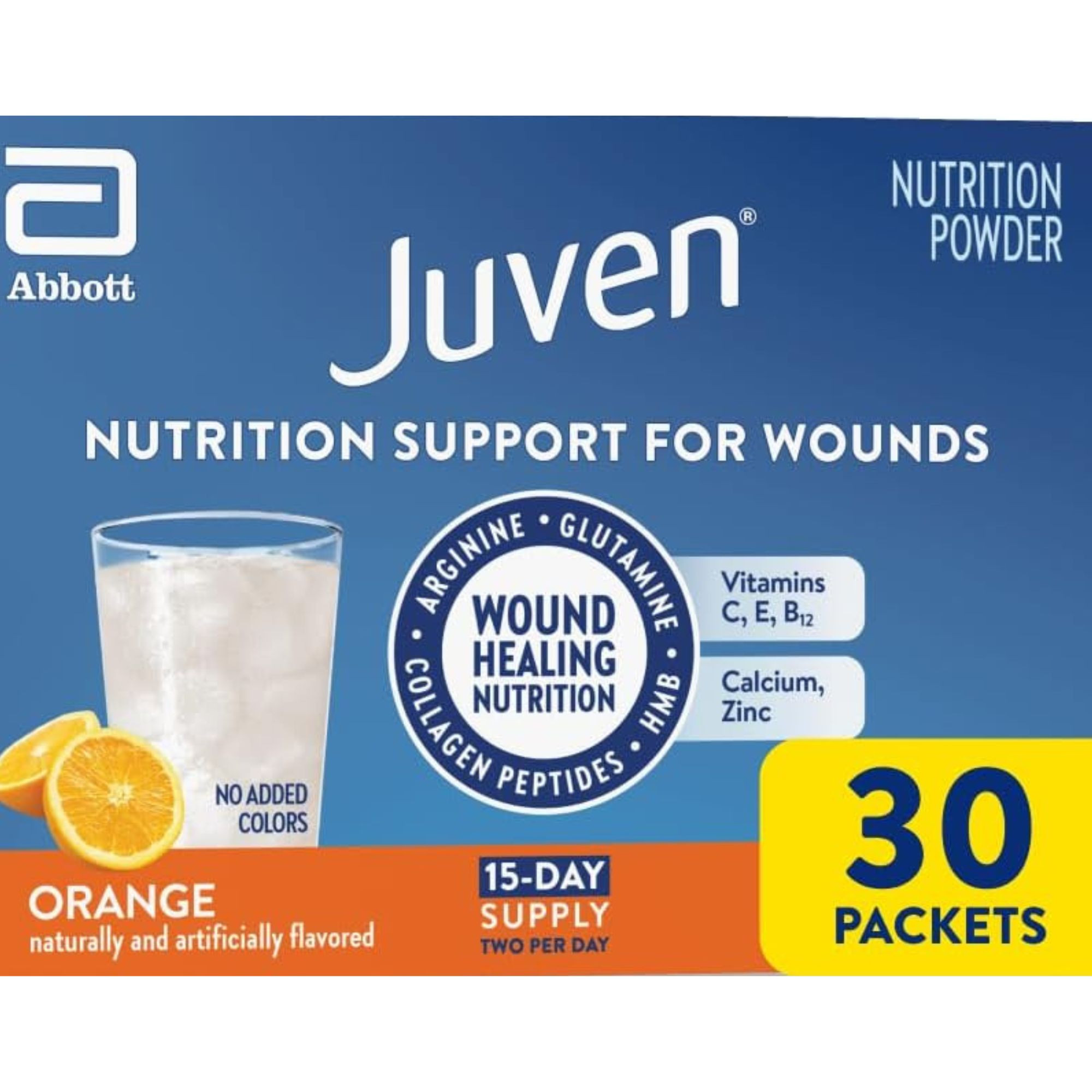 Juven Nutrition Support for Wound Healing, Orange