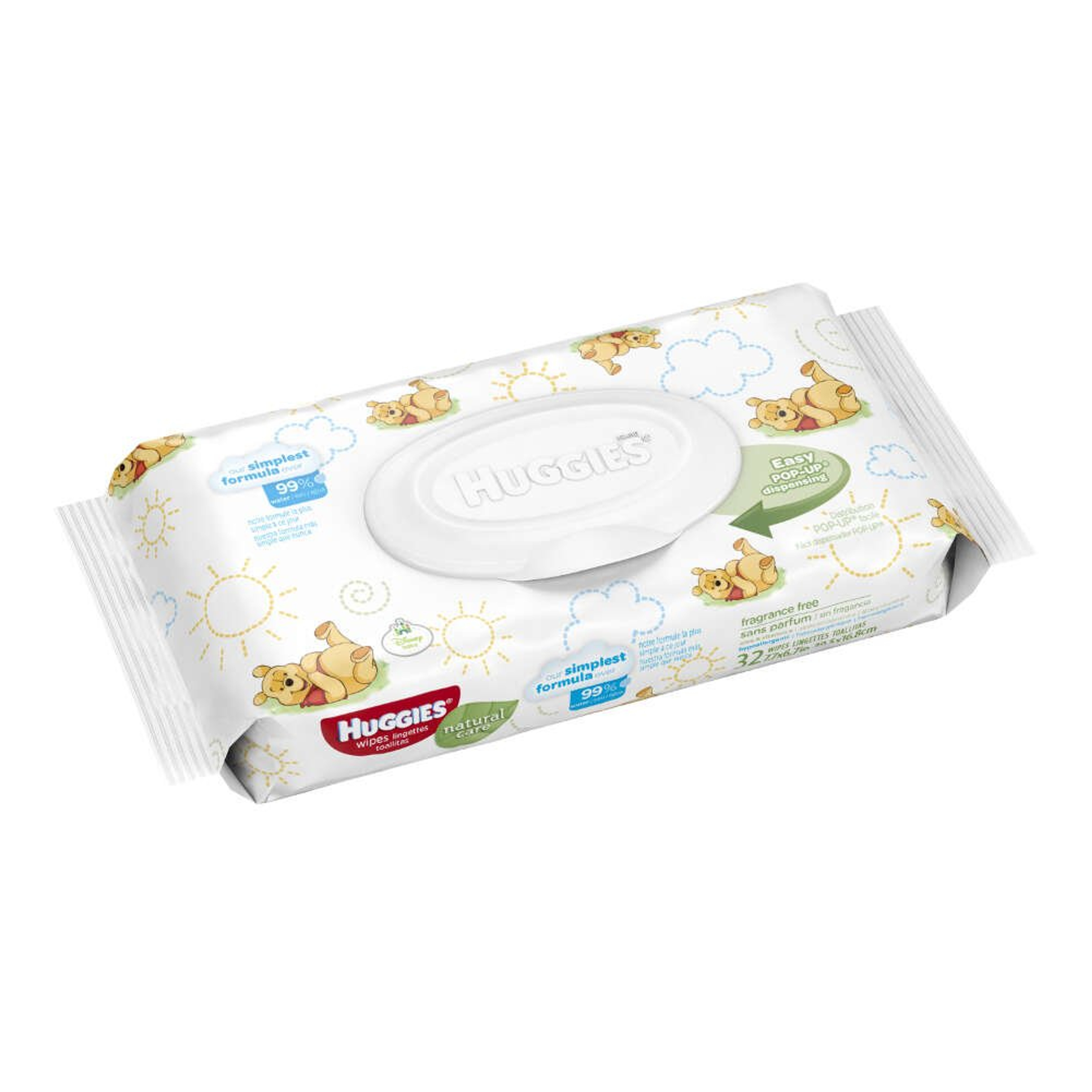 Huggies Natural Care Baby Wipes, Aloe/Vitamin E, Unscented