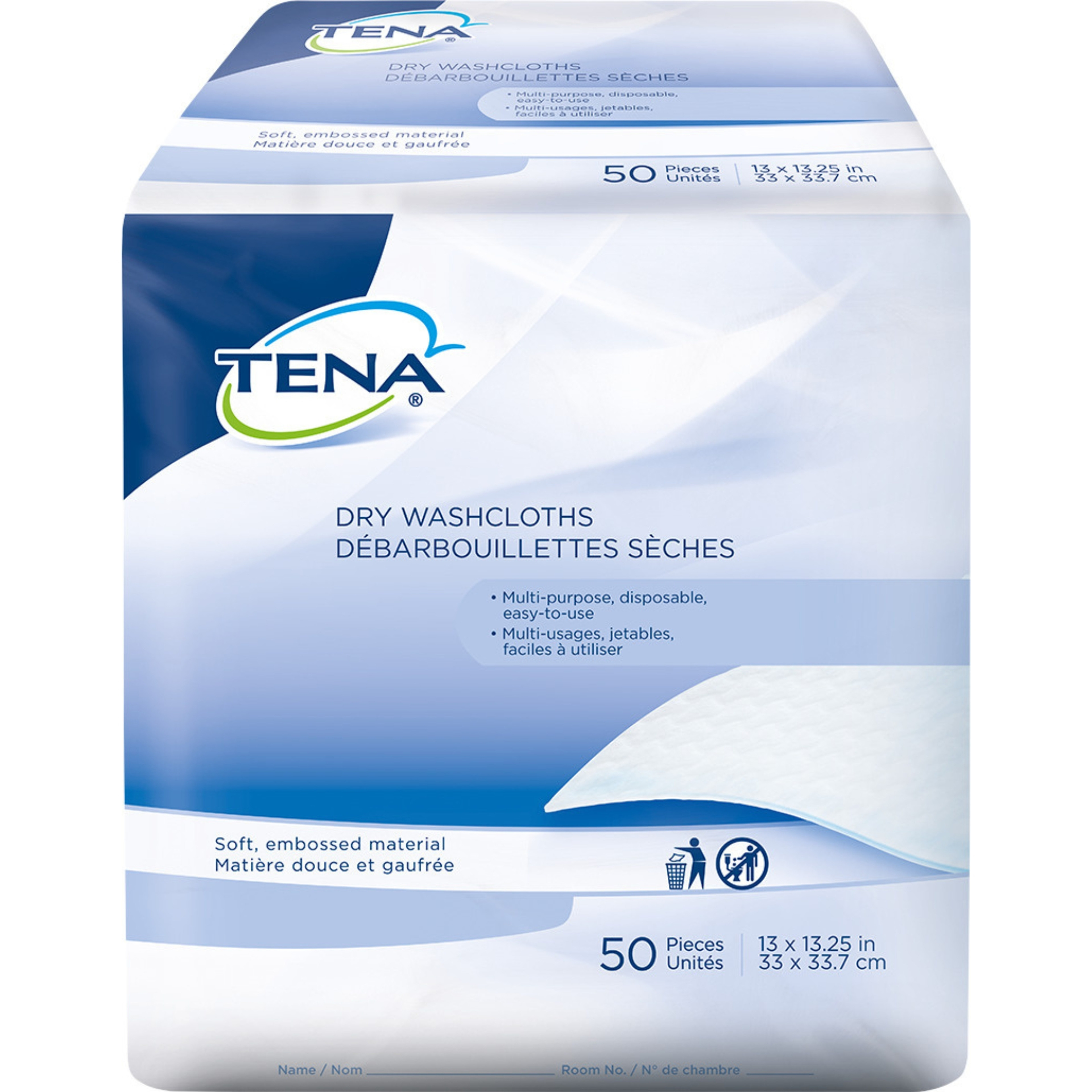 TENA Dry Disposable Washcloth
