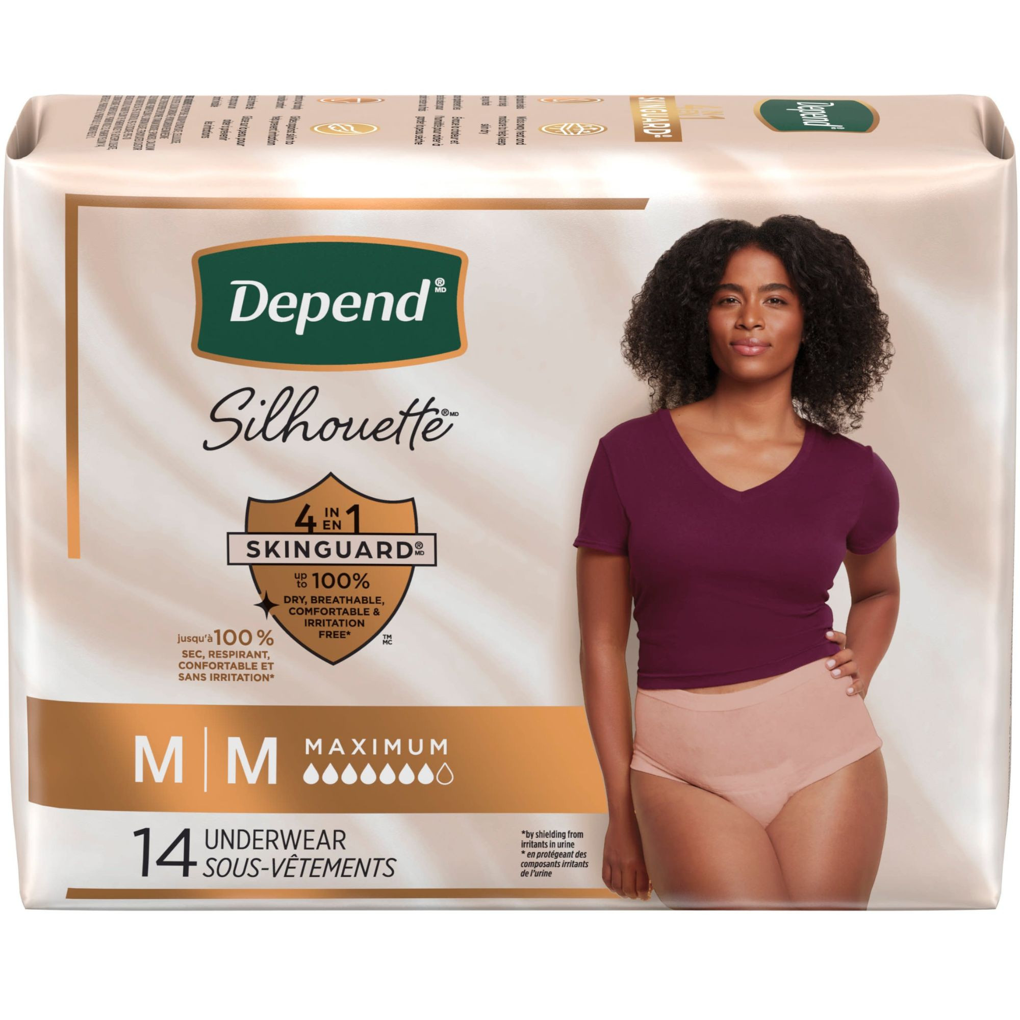 Depend Silhouette Pull-Up Underwear, Maximum