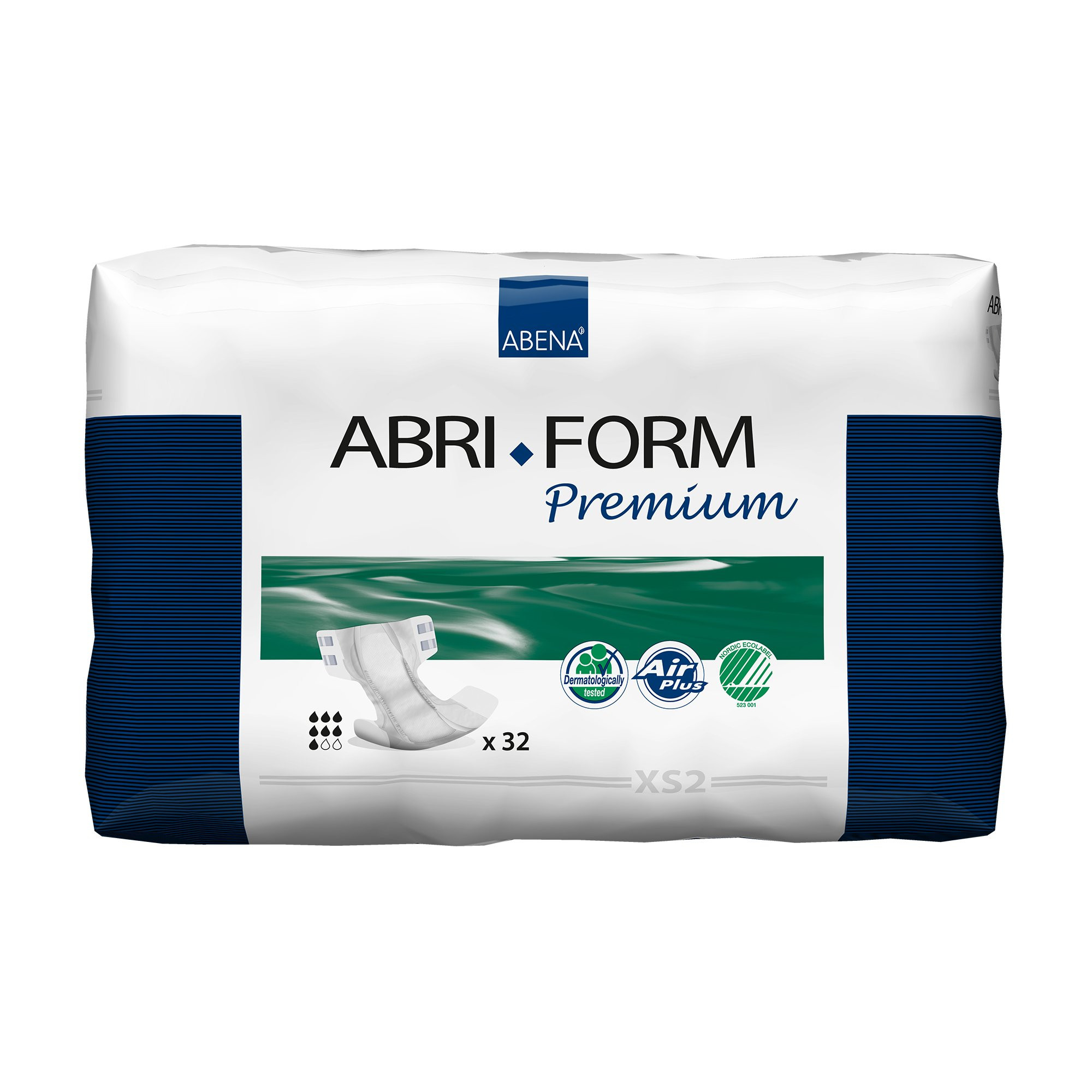 Abri-Form Premium XS2 Unisex Adult Disposable Diaper with tabs, Heavy Absorbency