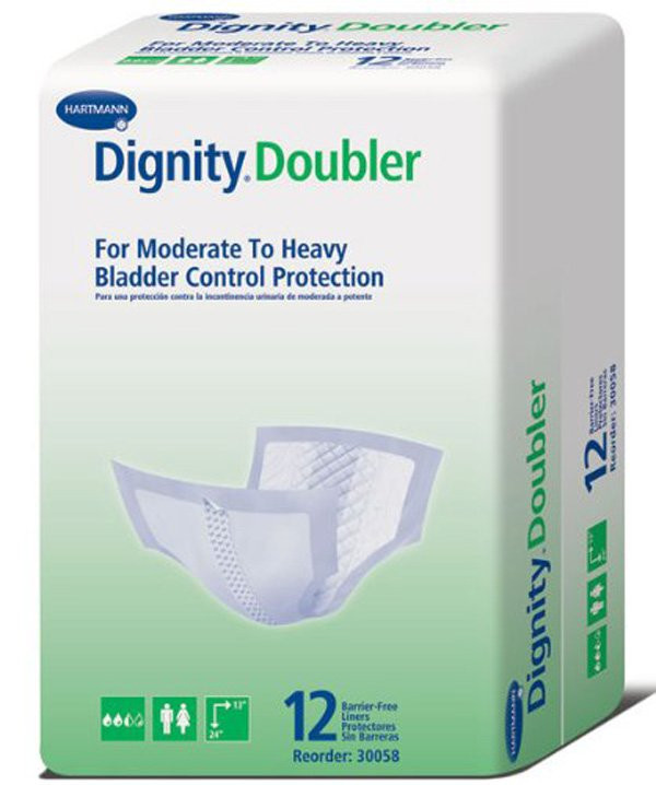 Dignity Adult Unisex Disposable Bladder Control Pad, Moderate Absorbency
