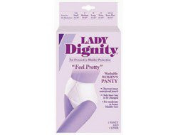 Lady Dignity Washable Pull-Up Panty with Liner for Women 