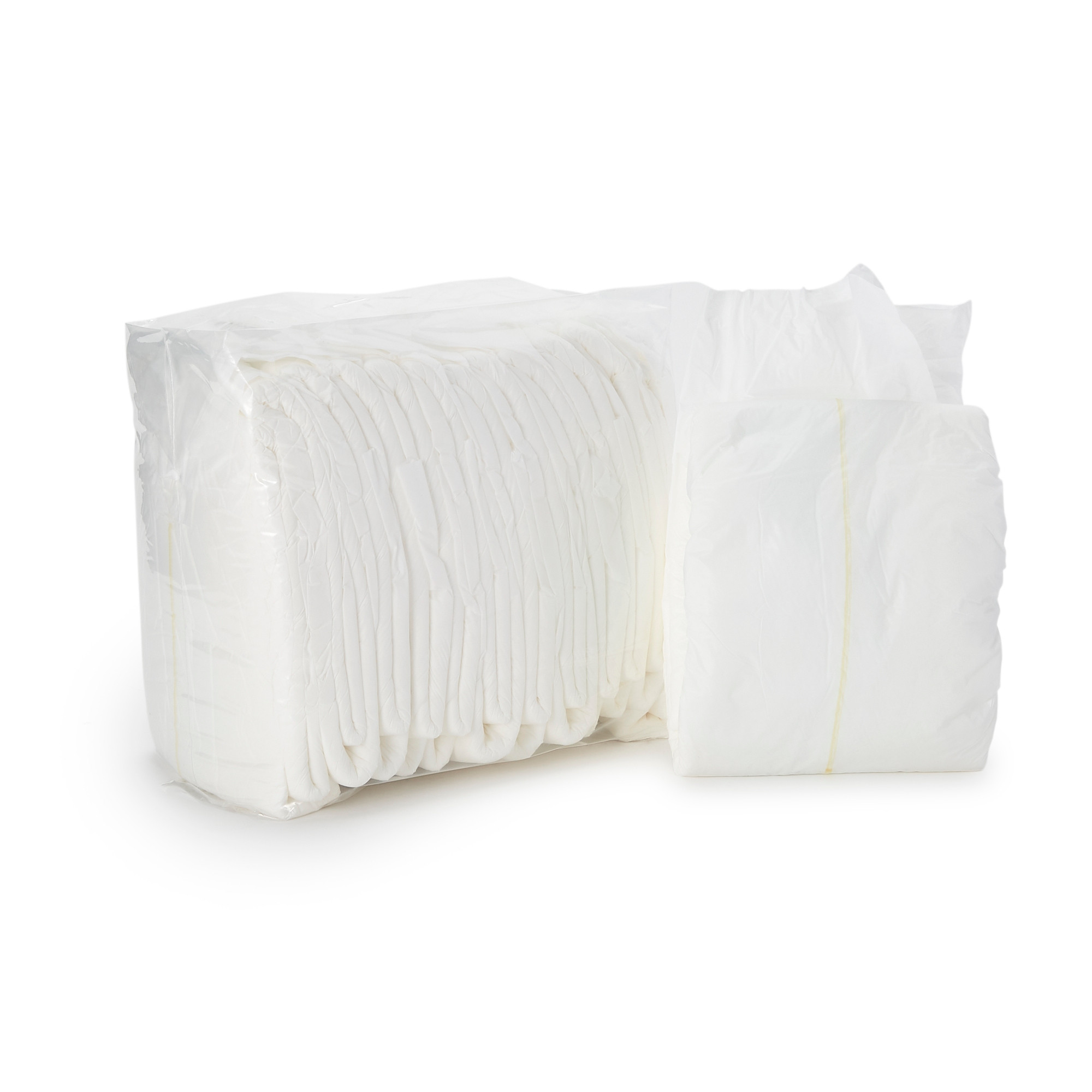 Wings Plus Unisex Adult Disposable Diaper with Tabs, Heavy Absorbency