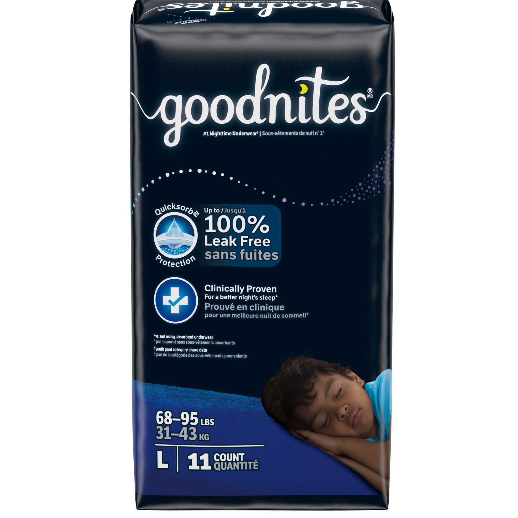 GoodNites NightTime Underwear for Boys