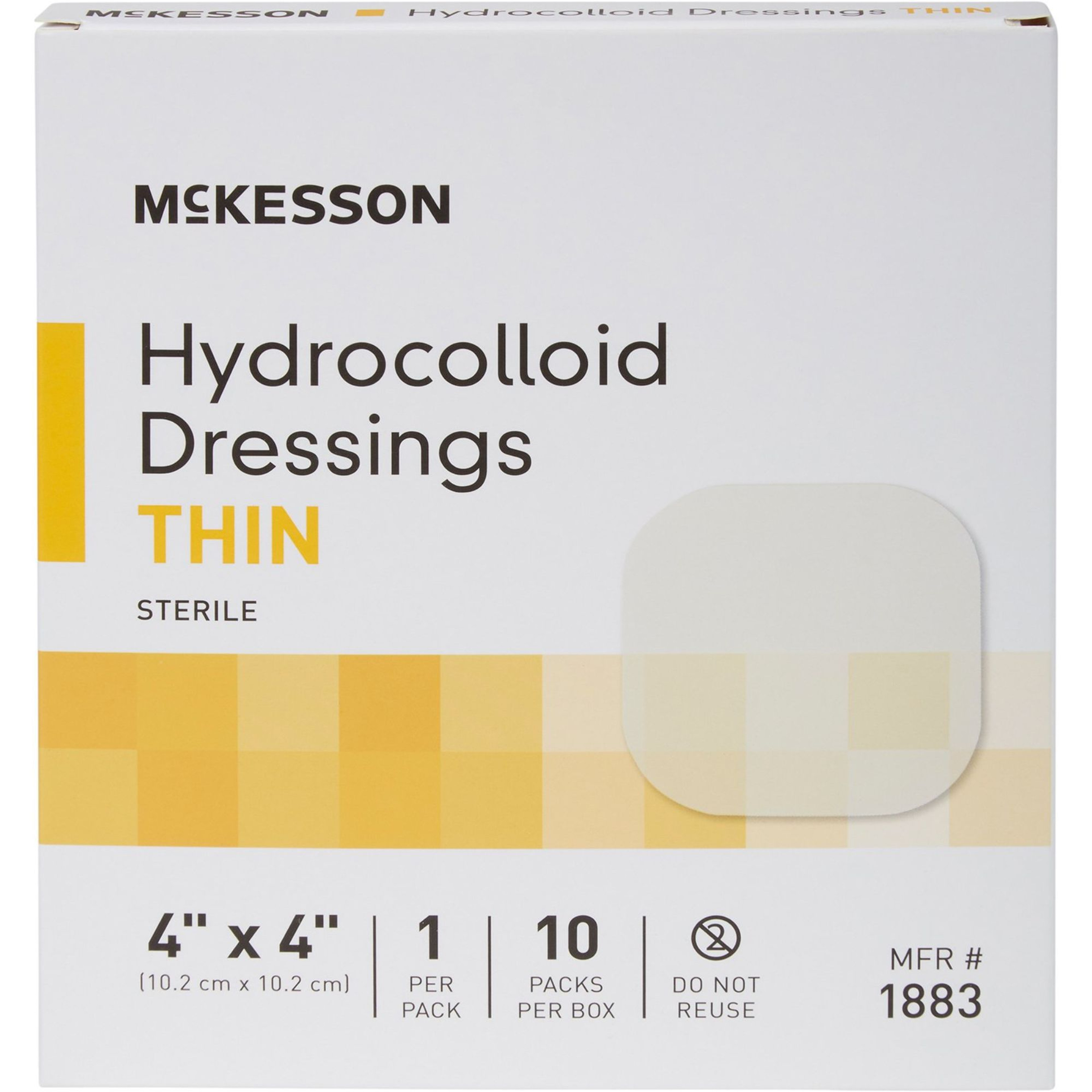 McKesson Hydrocolloid Dressing, Thin