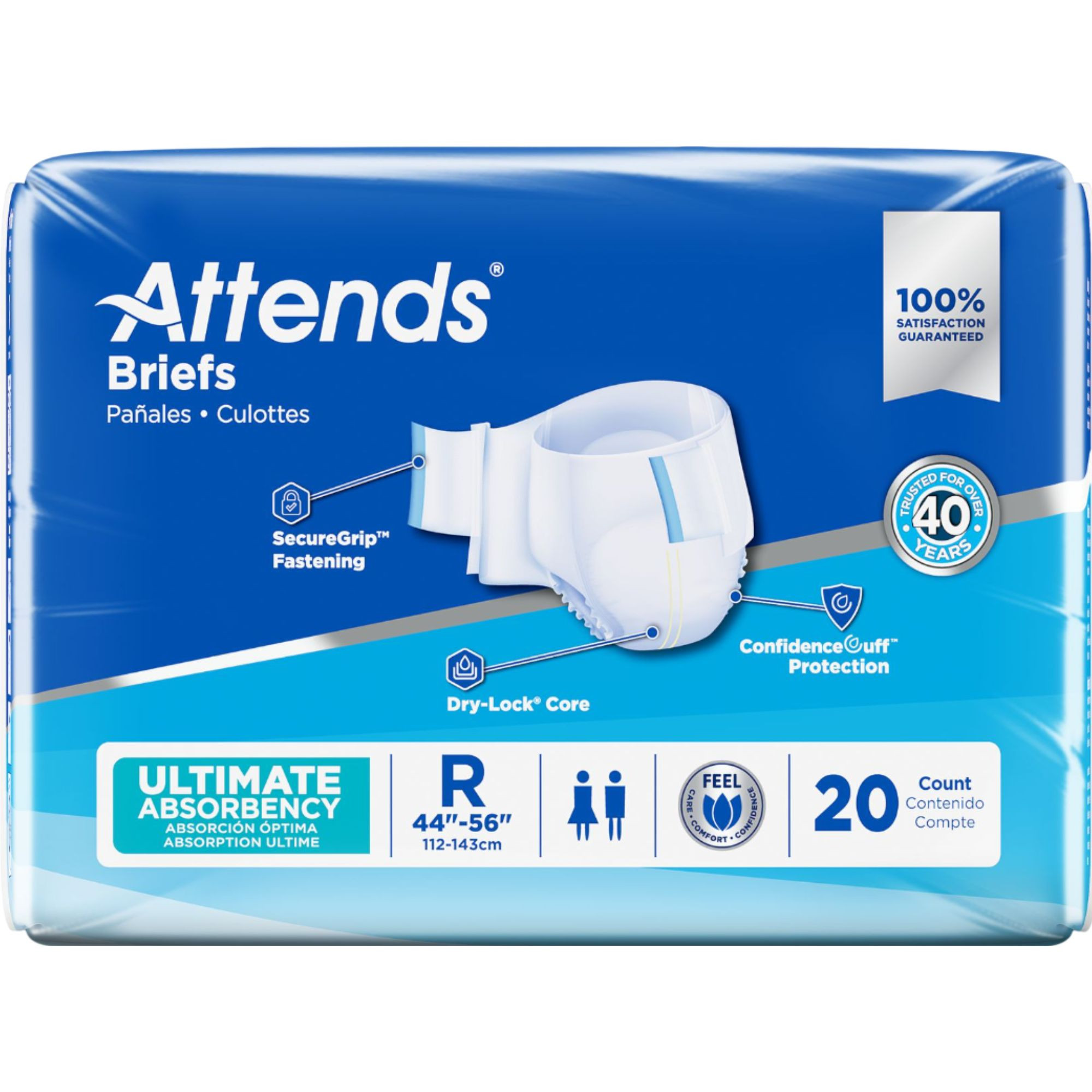 Attends Adult Incontinence Briefs, Ultimate Absorbency