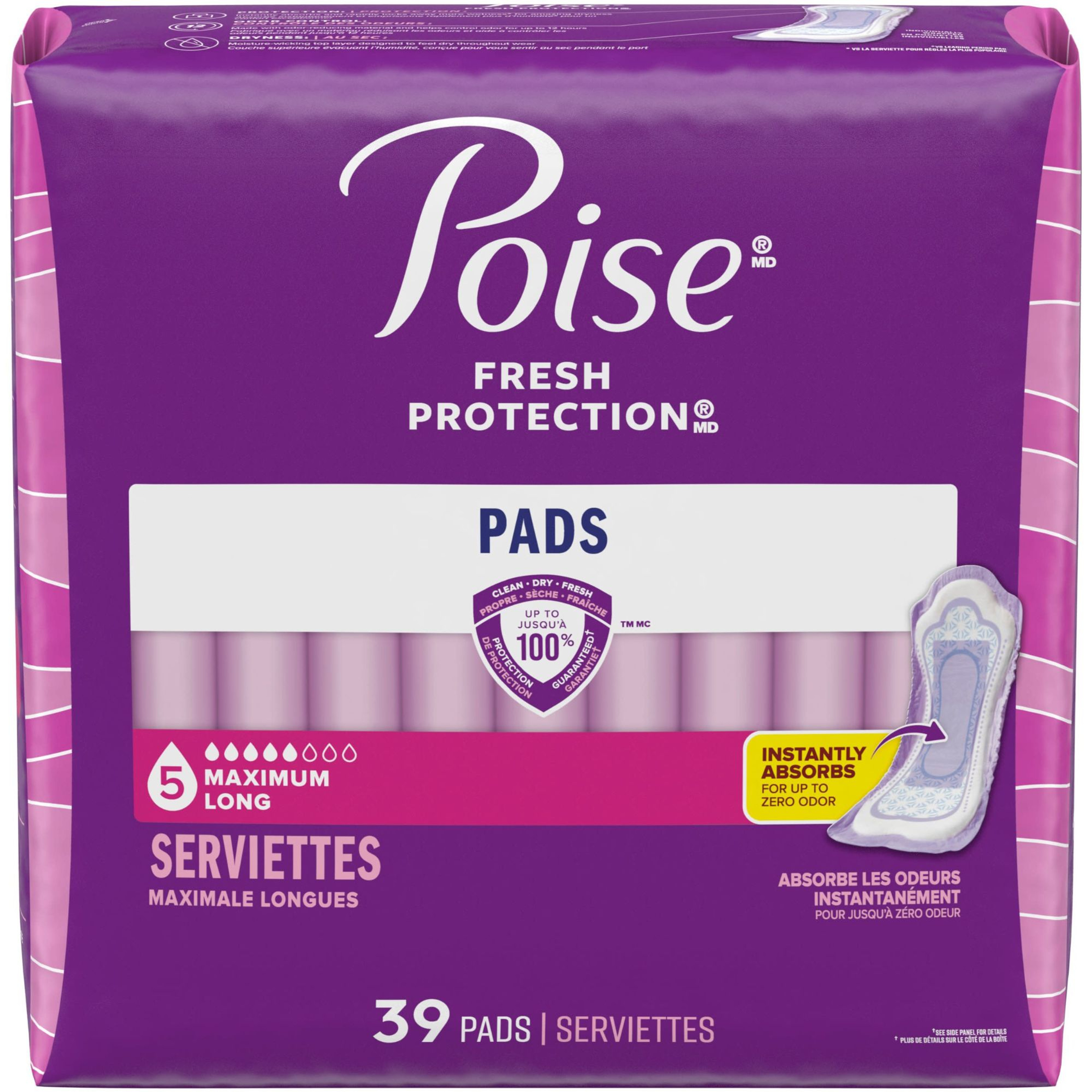 Poise Original Pads, Maximum