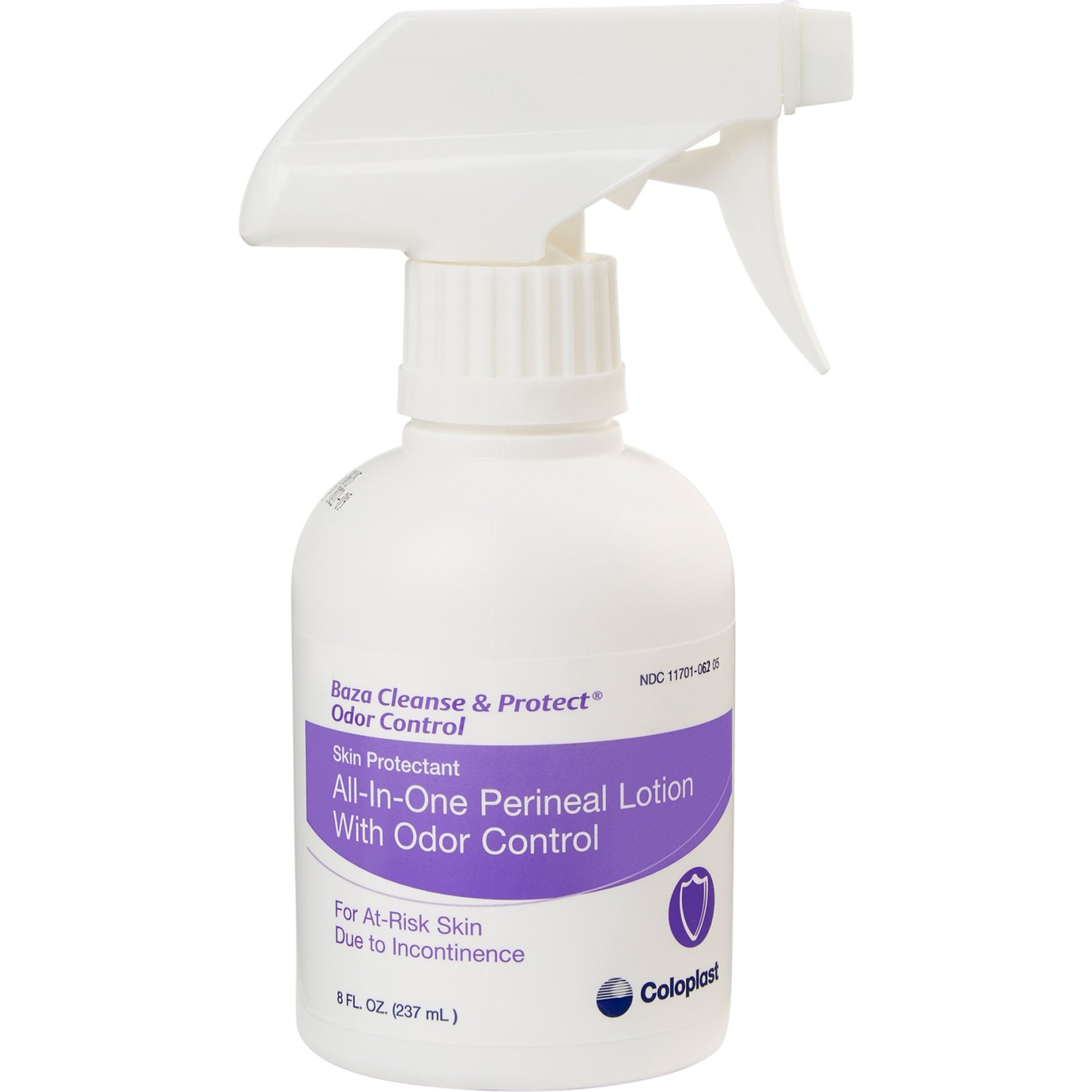 Coloplast Baza Cleanse and Protect Skin Protectant All-In-One Perineal Lotion with Odor Control, 8 oz.