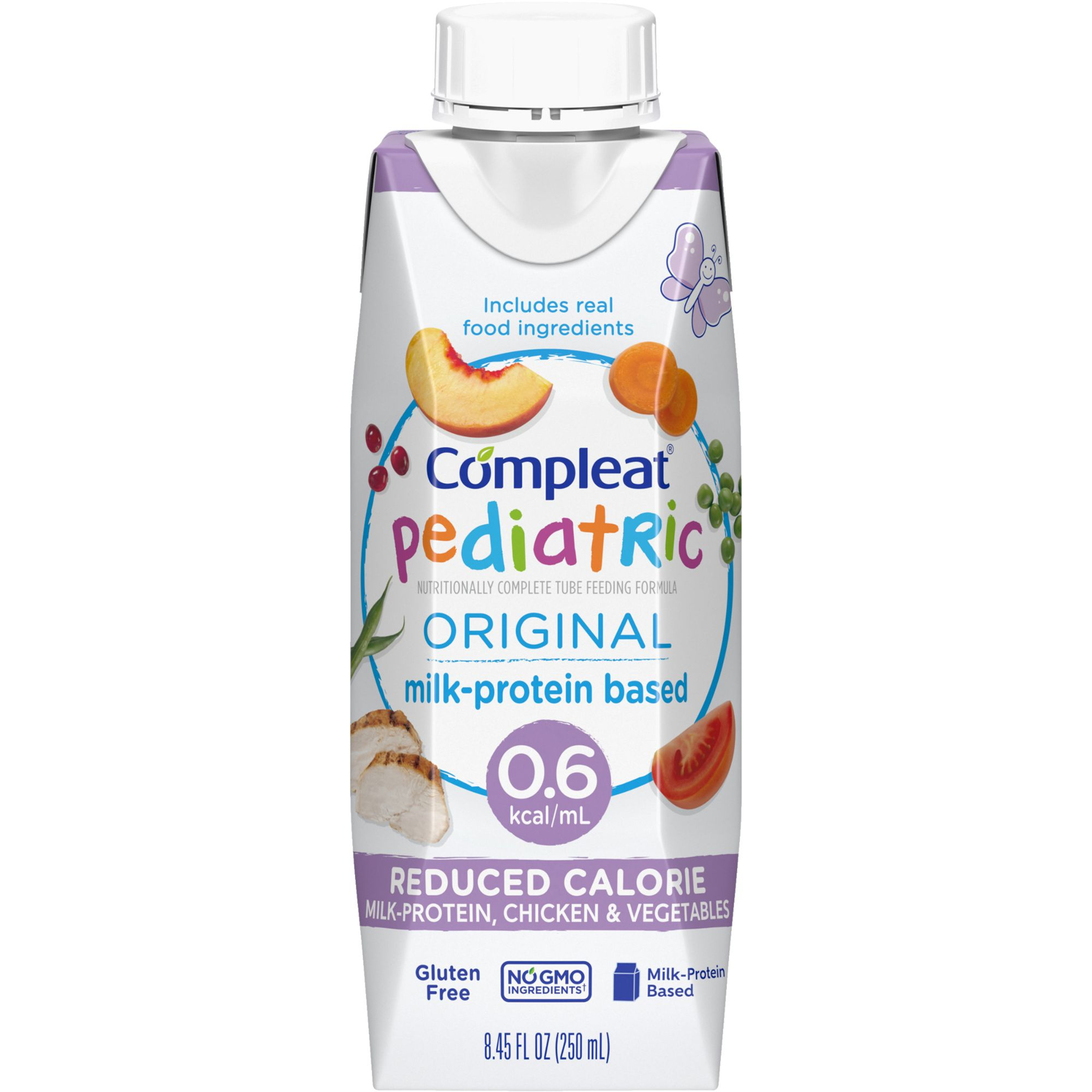 Compleat Pediatric Reduced Calorie Nutritionally Complete Tube Feeding Formula, 8.45 oz.