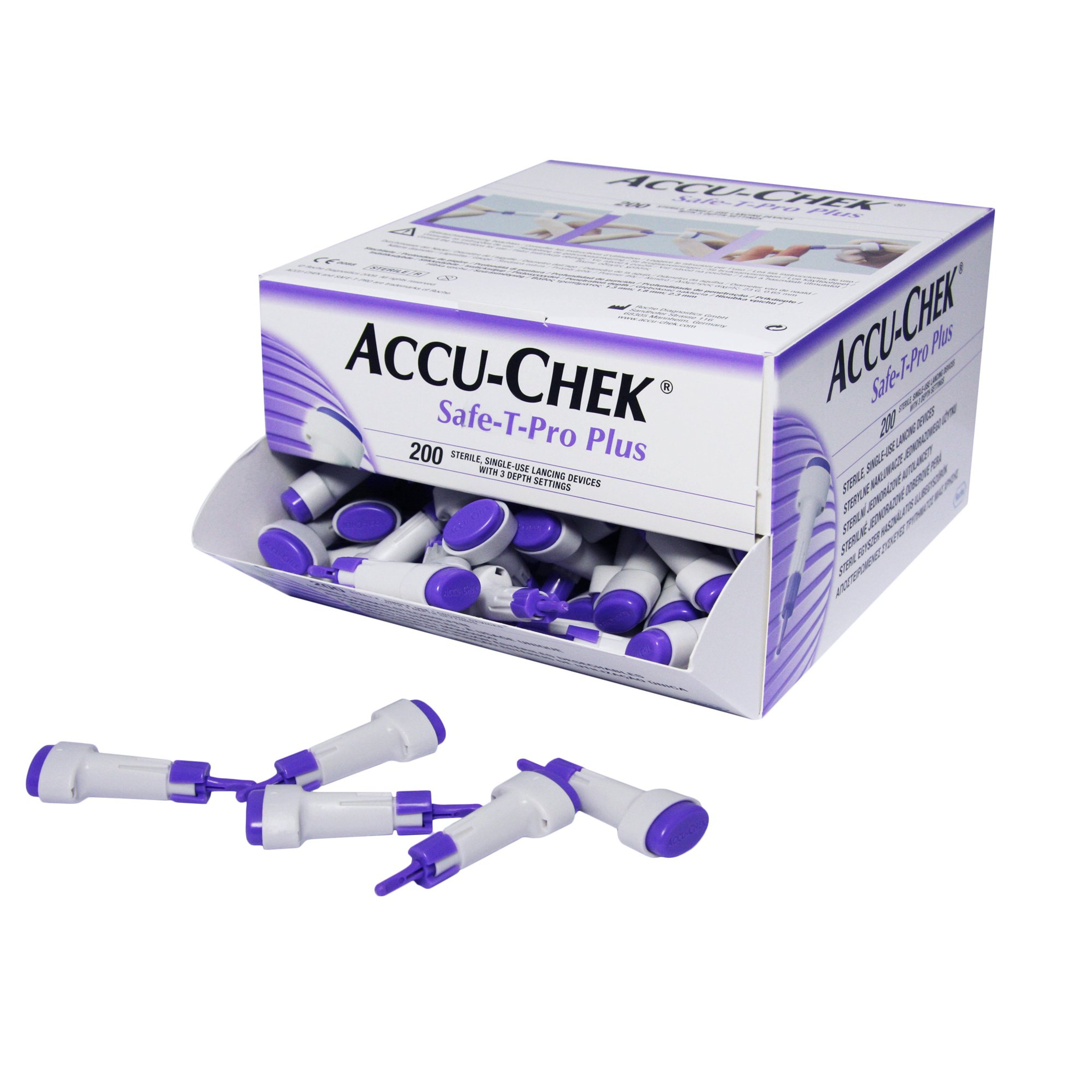 Accu-Chek Safe-T-Pro Plus Adjustable Depth Lancet