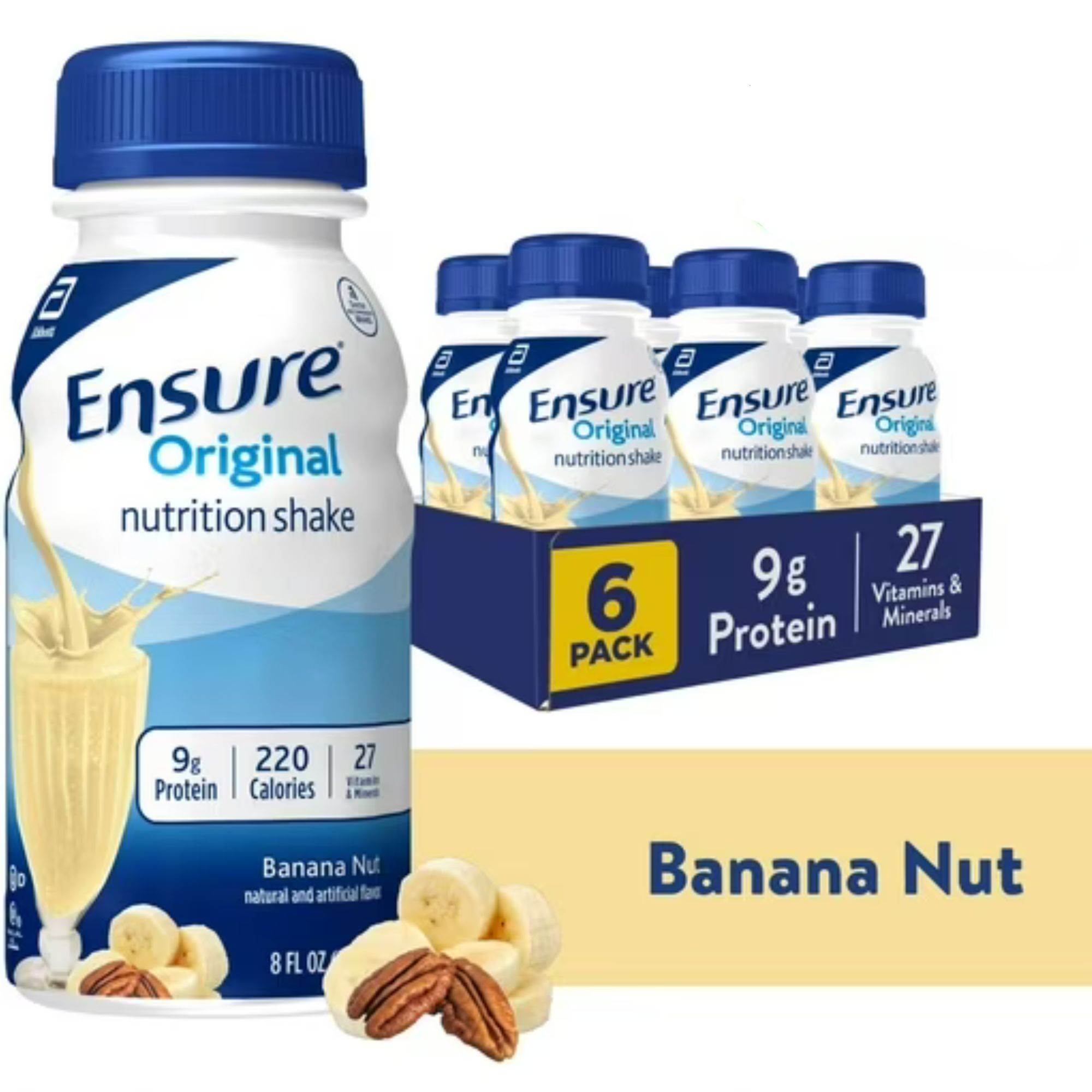 Ensure Original Nutritional Shake, 8 oz, Banana Nut