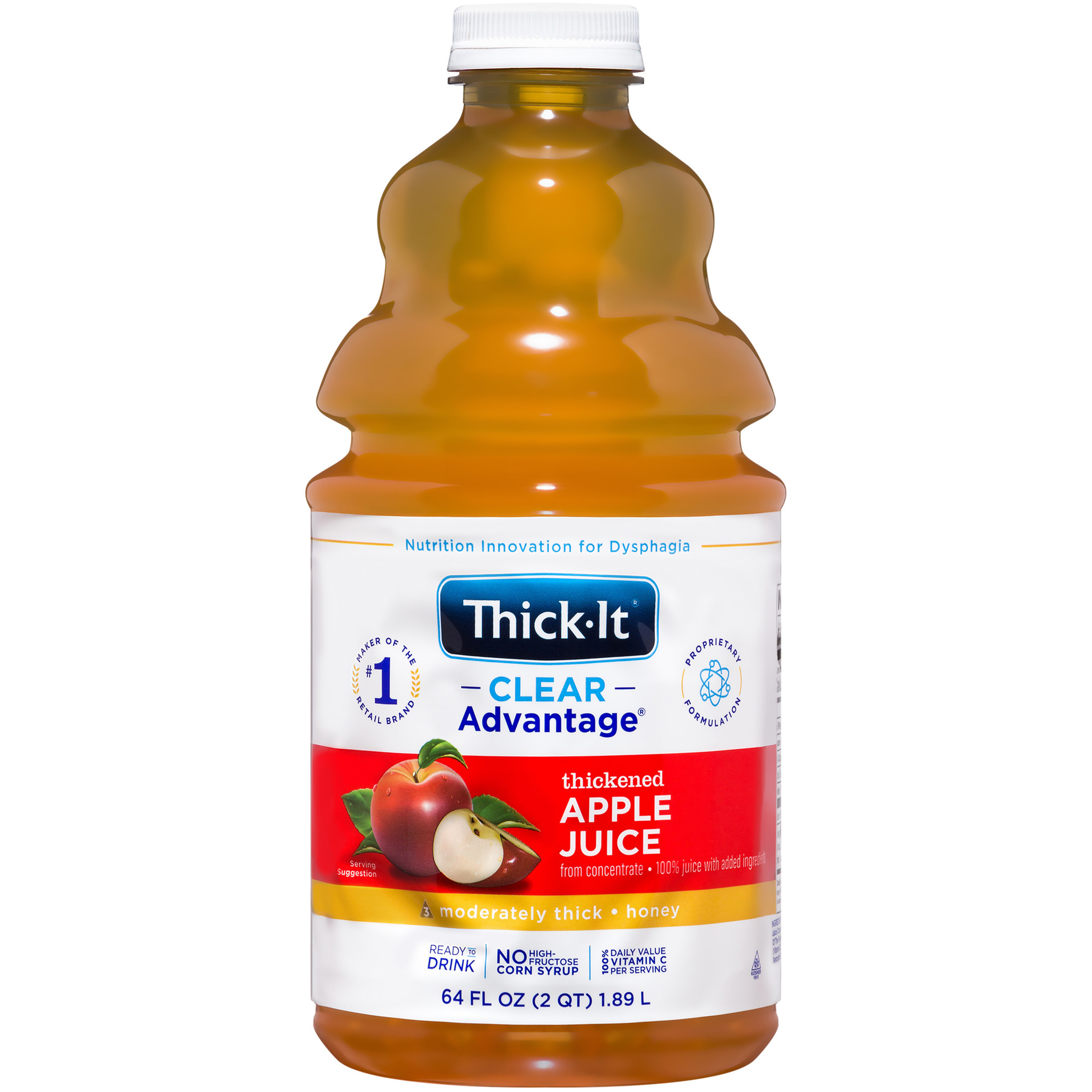 Thick-It Clear Advantage Thickened Apple Juice, Honey Consistency