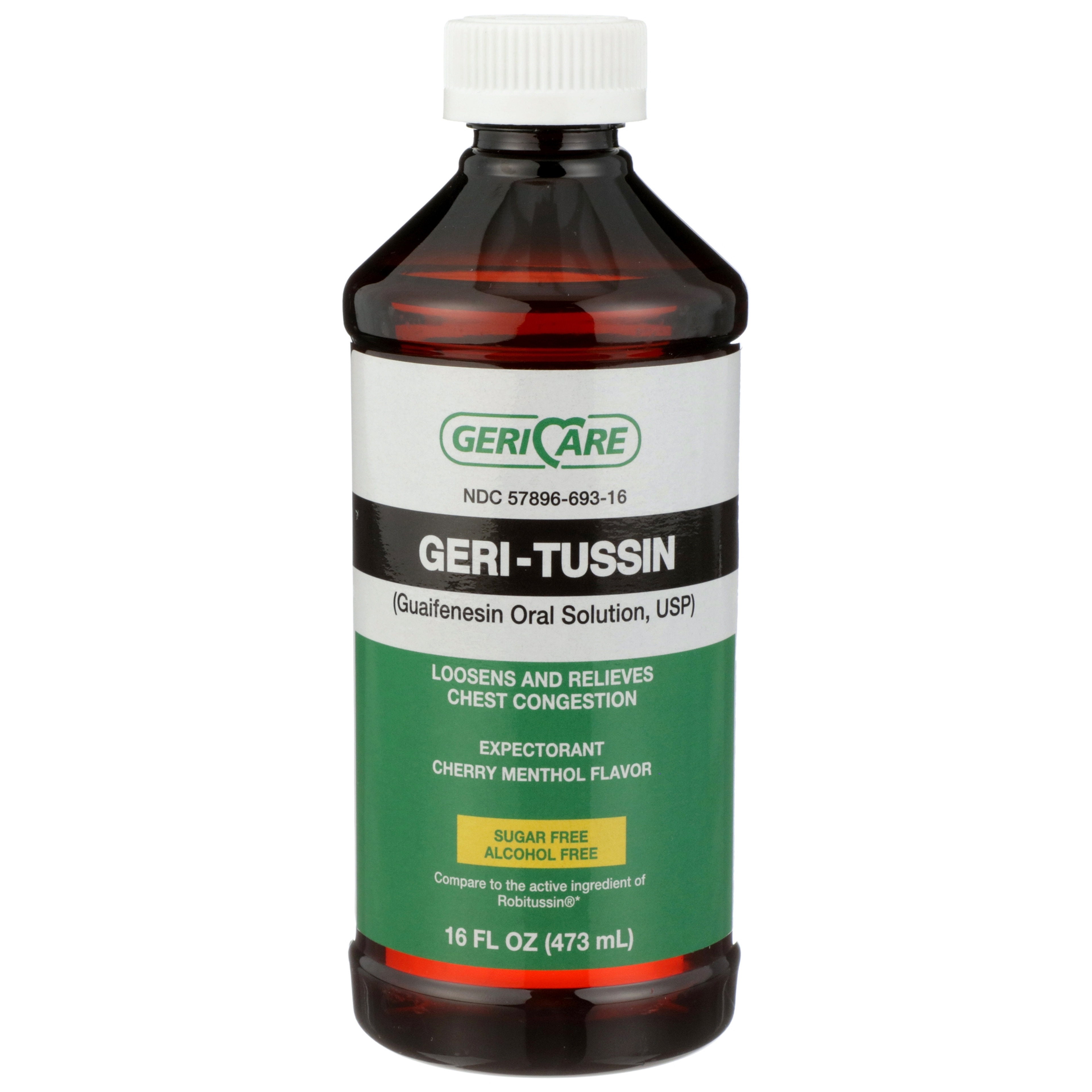 Geri-Care Cold and Cough Relief, 100 mg / 5 mL, 16 oz.