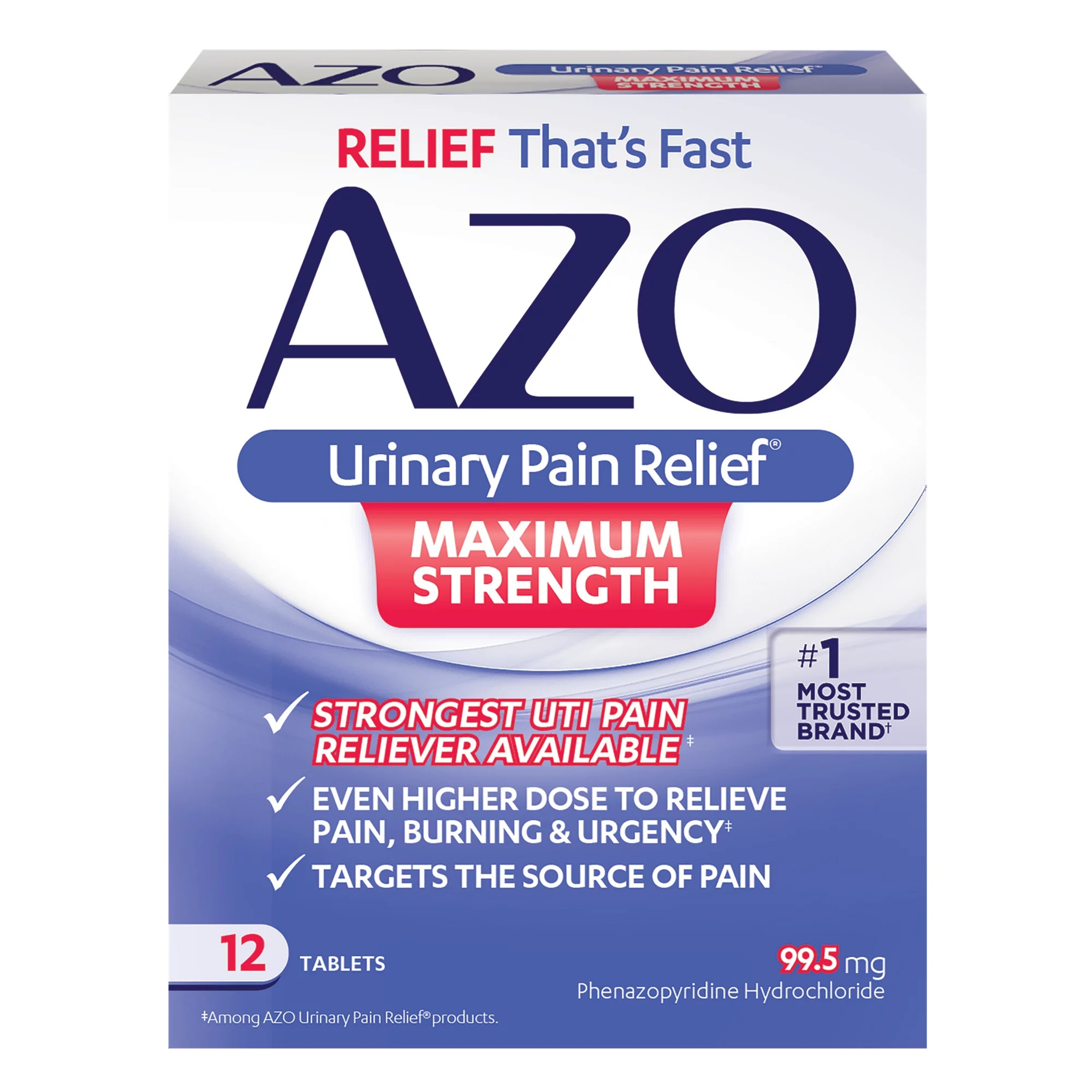 AZO Urinary Pain Relief, Maximum Strength