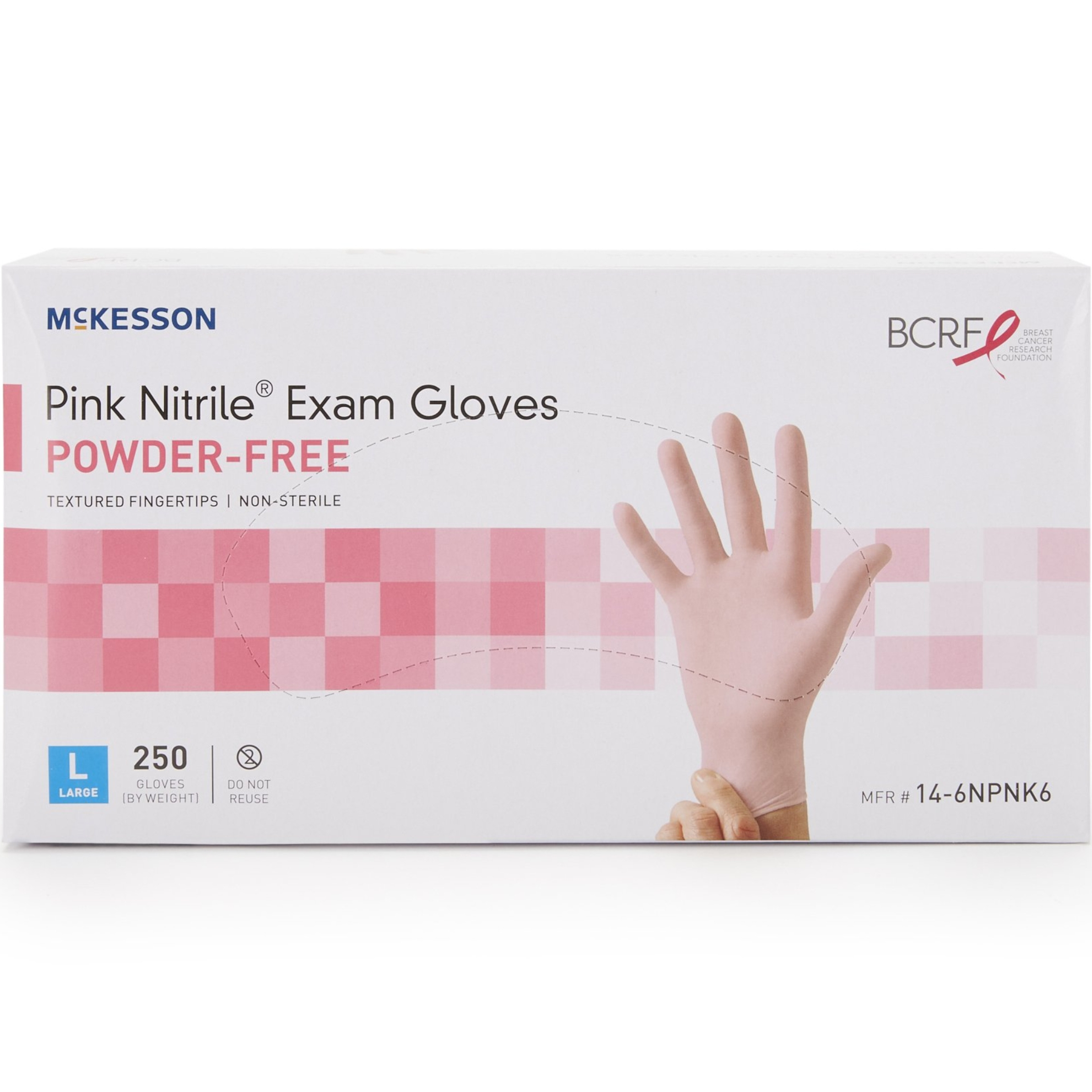 McKesson Pink Nitrile Exam Powder-Free Gloves