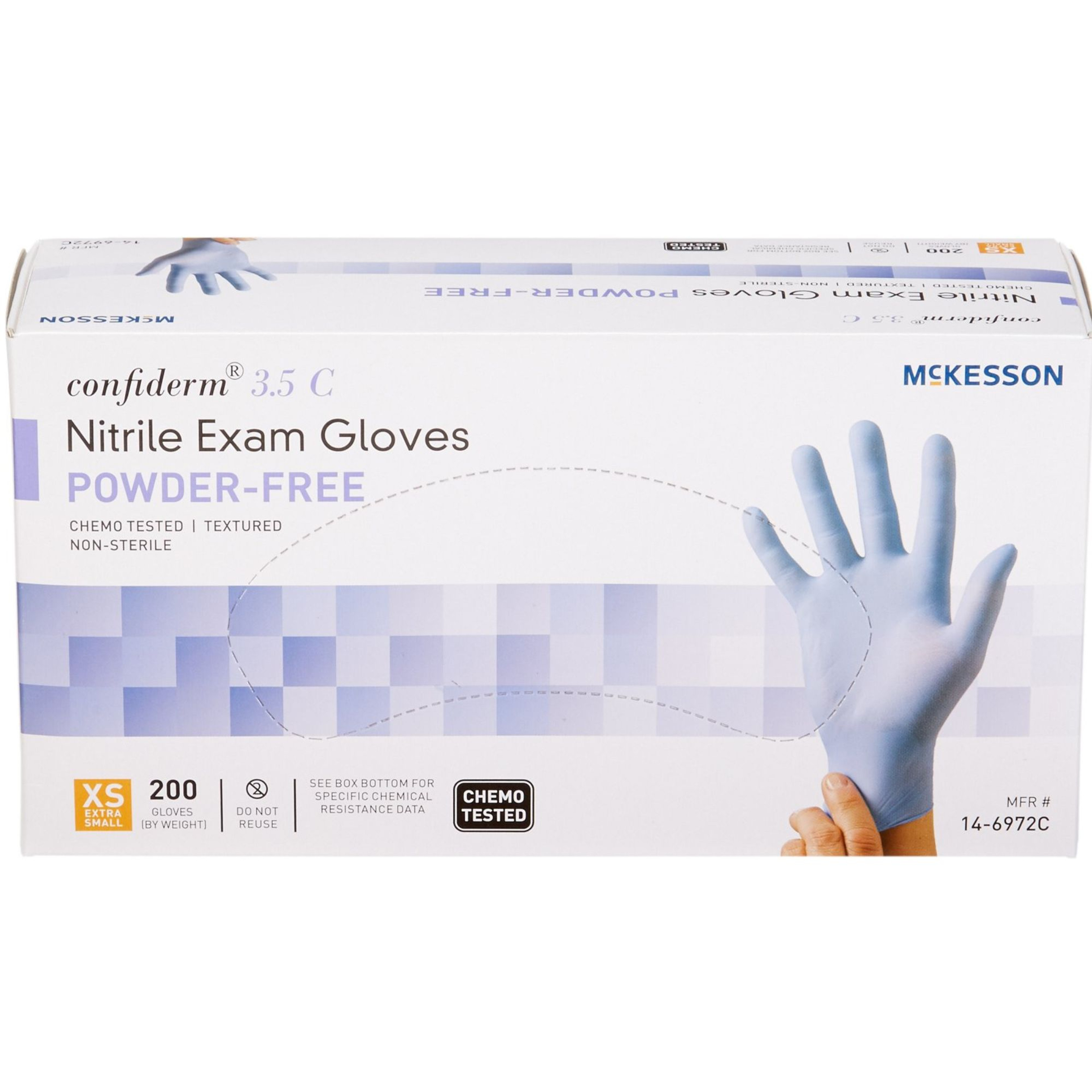 McKesson Confiderm 3.5C Nitrile Gloves