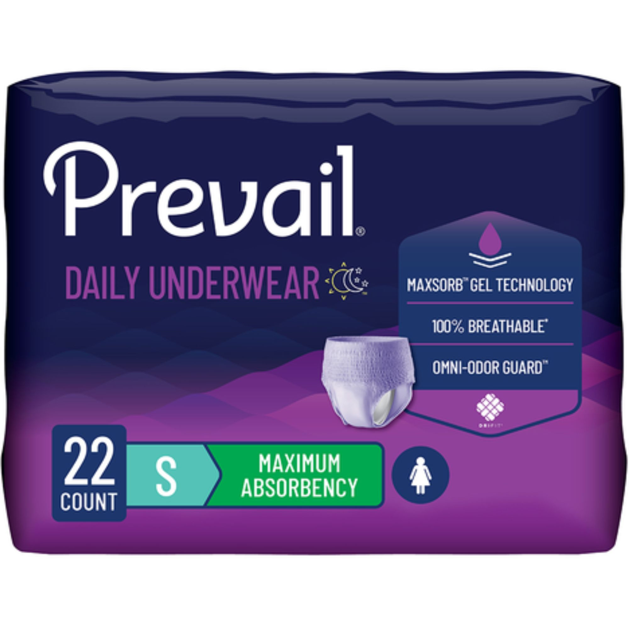 Prevail Adult Incontinence Protective Pull-Up Underwear for Women, Maximum Absorbency