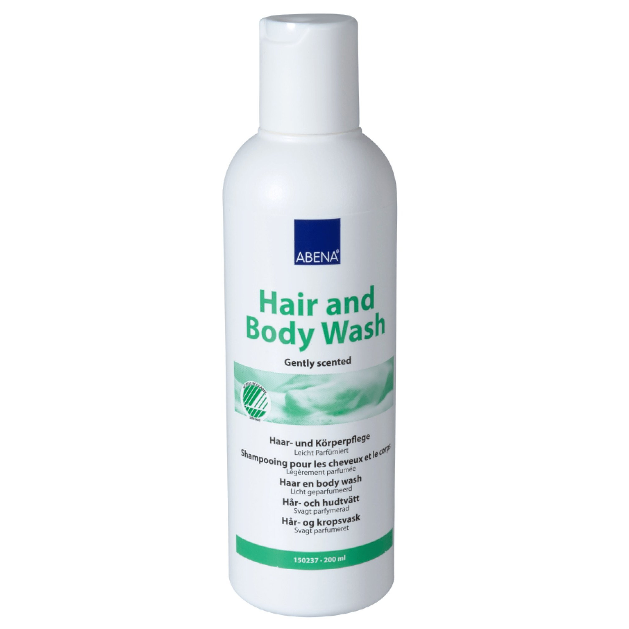 Abena Hair and Body Wash, Gently Scented, 200 mL