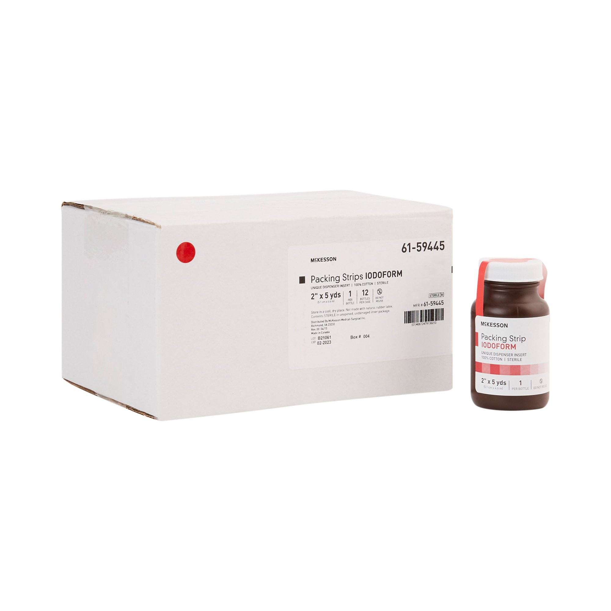 McKesson Packing Strips Iodoform, 2" X 5 yd