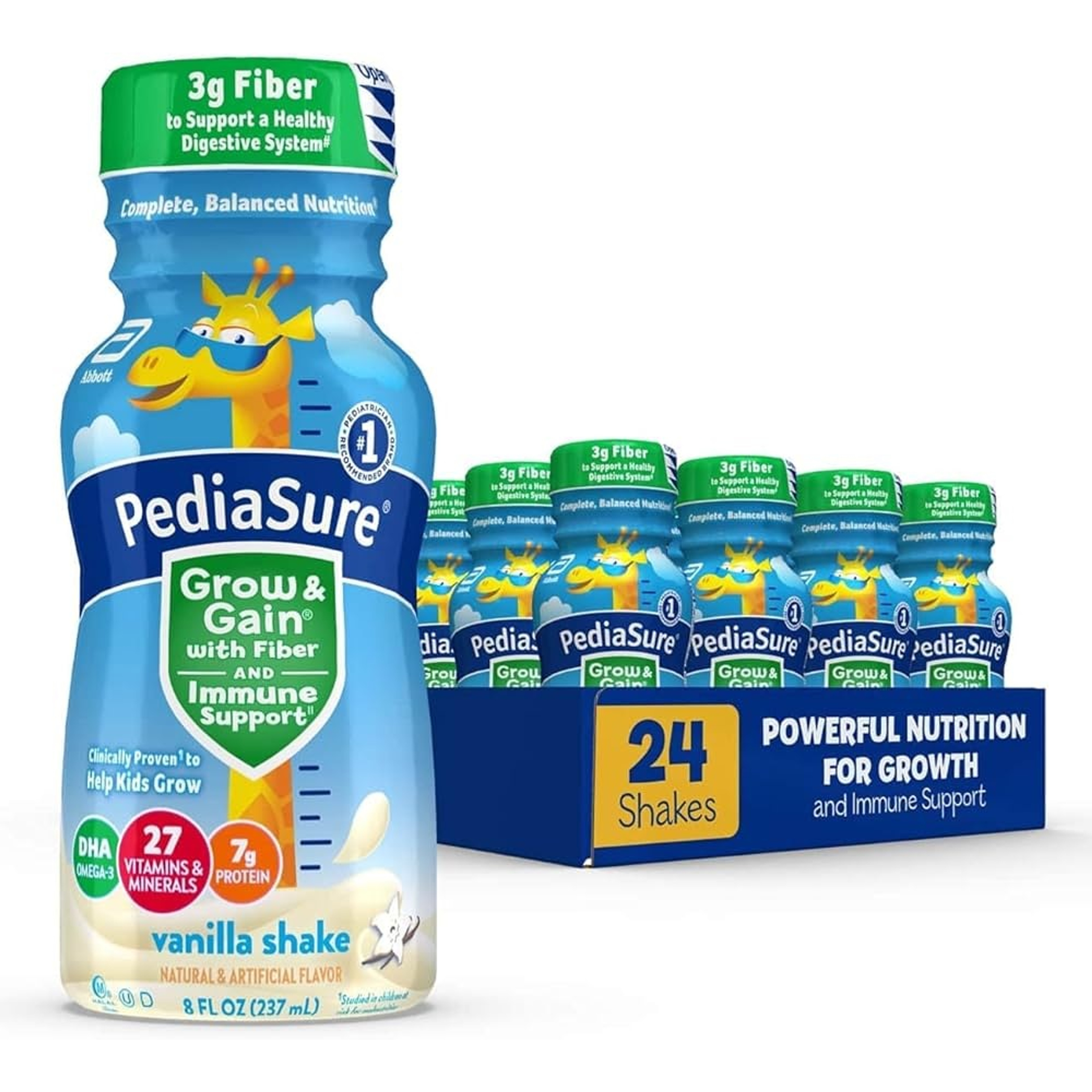 PediaSure Grow & Gain Pediatric Shake with Fiber
