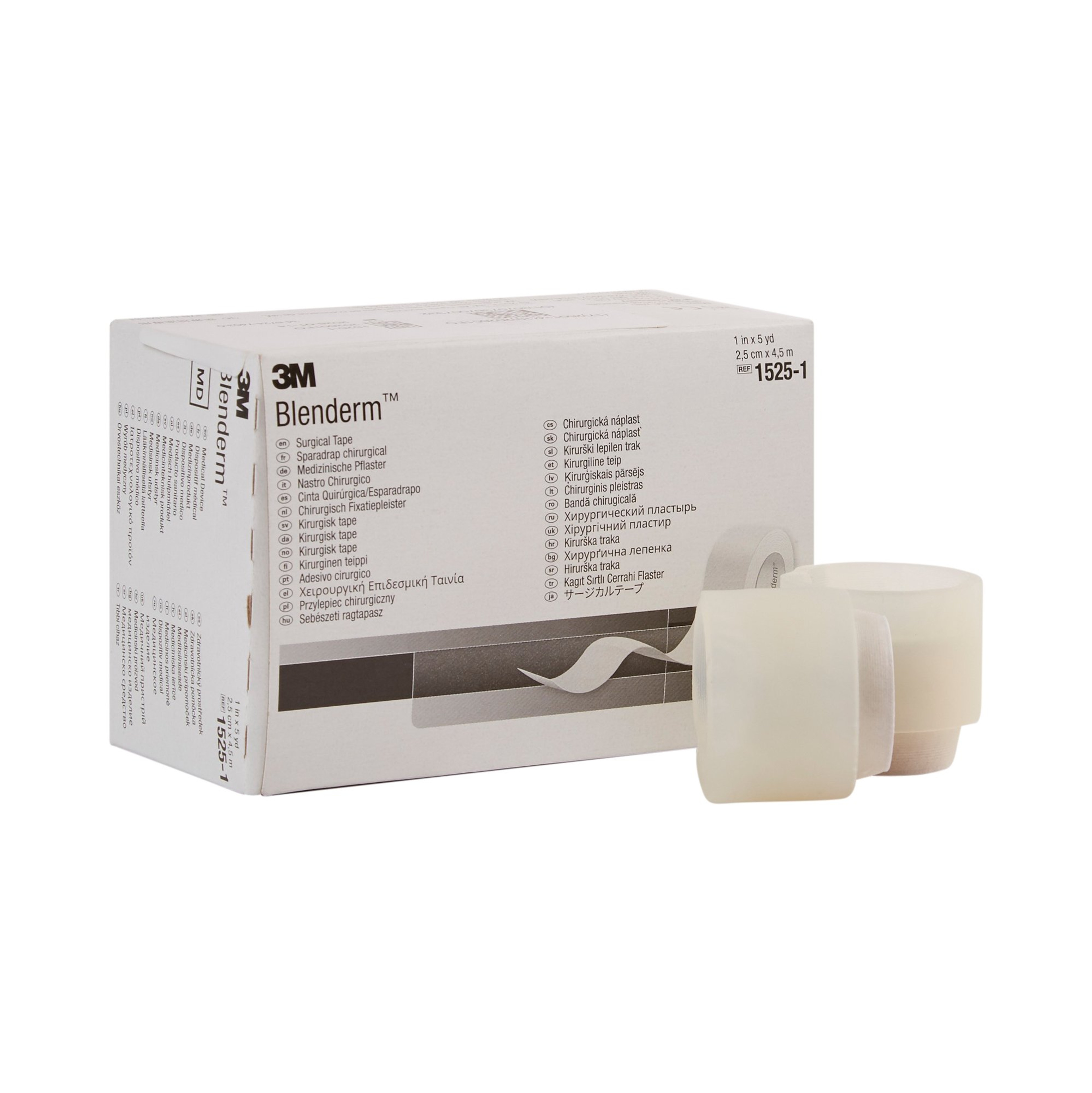3M Blenderm Surgical Tape, Waterproof, 1 Inch x 5 Yard, Transparent