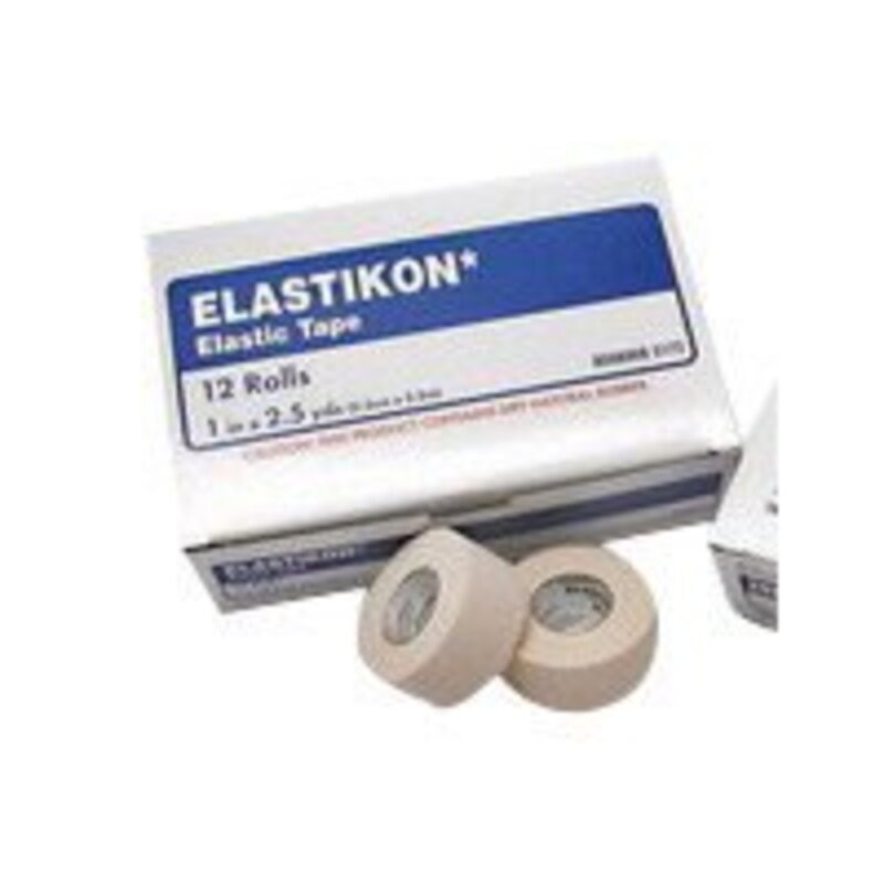 J & J Elastikon Tape, 1 Inch x 2½ Yard, White