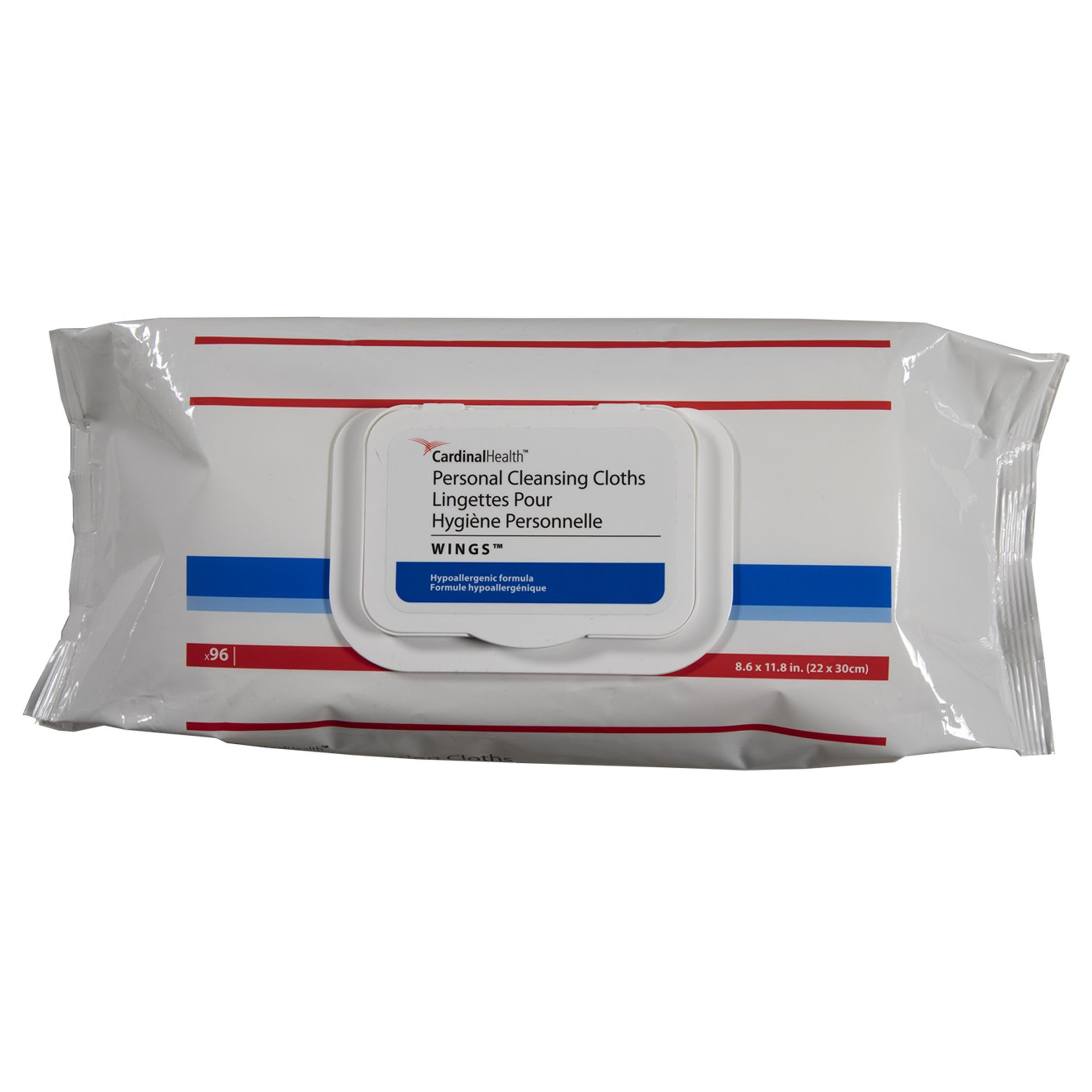 Cardinal Health Personal Cleansing Cloths, Wings, Soft Pack, Scented