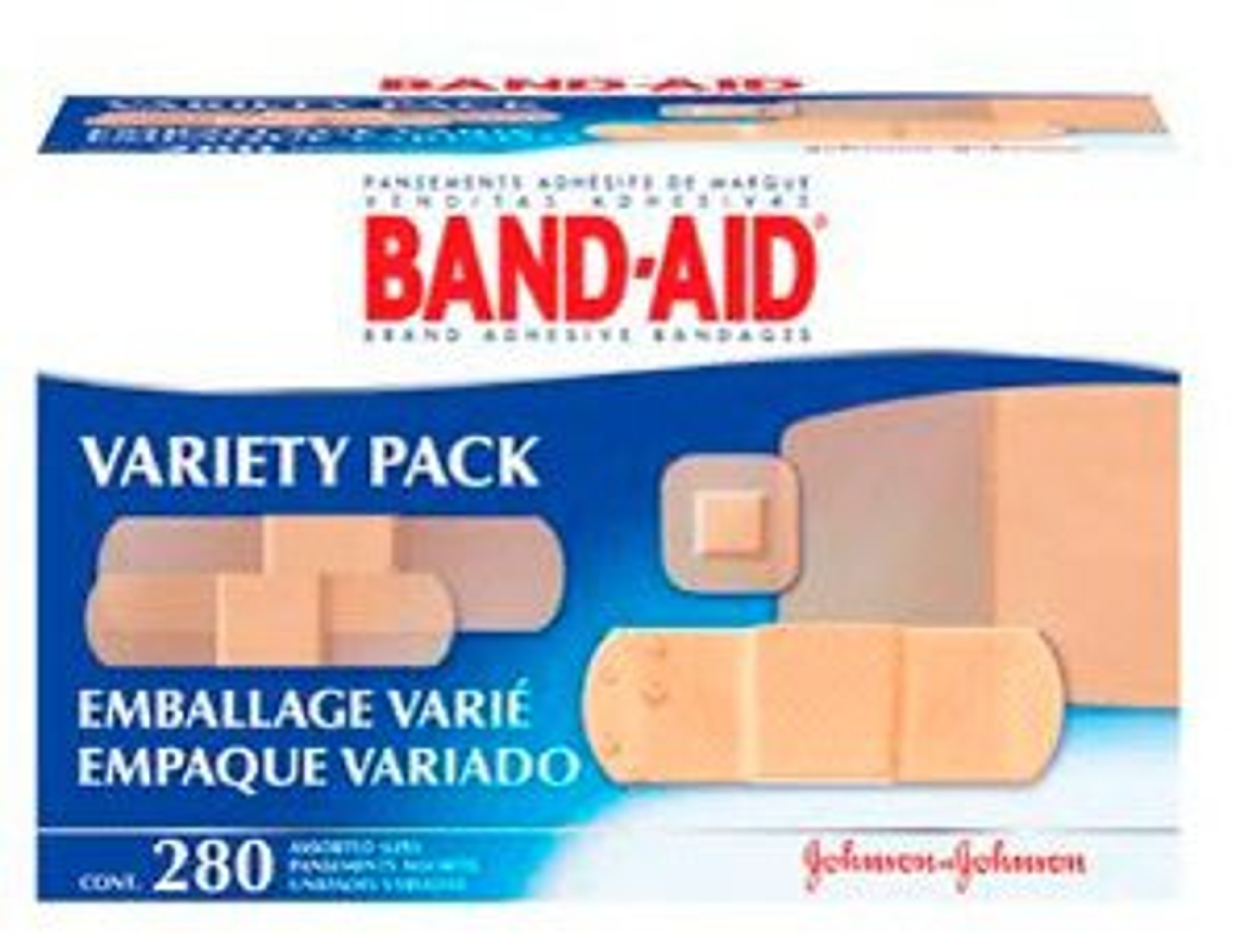 Band-Aid Brand Adhesive Bandages Variety Pack, Assorted Shapes