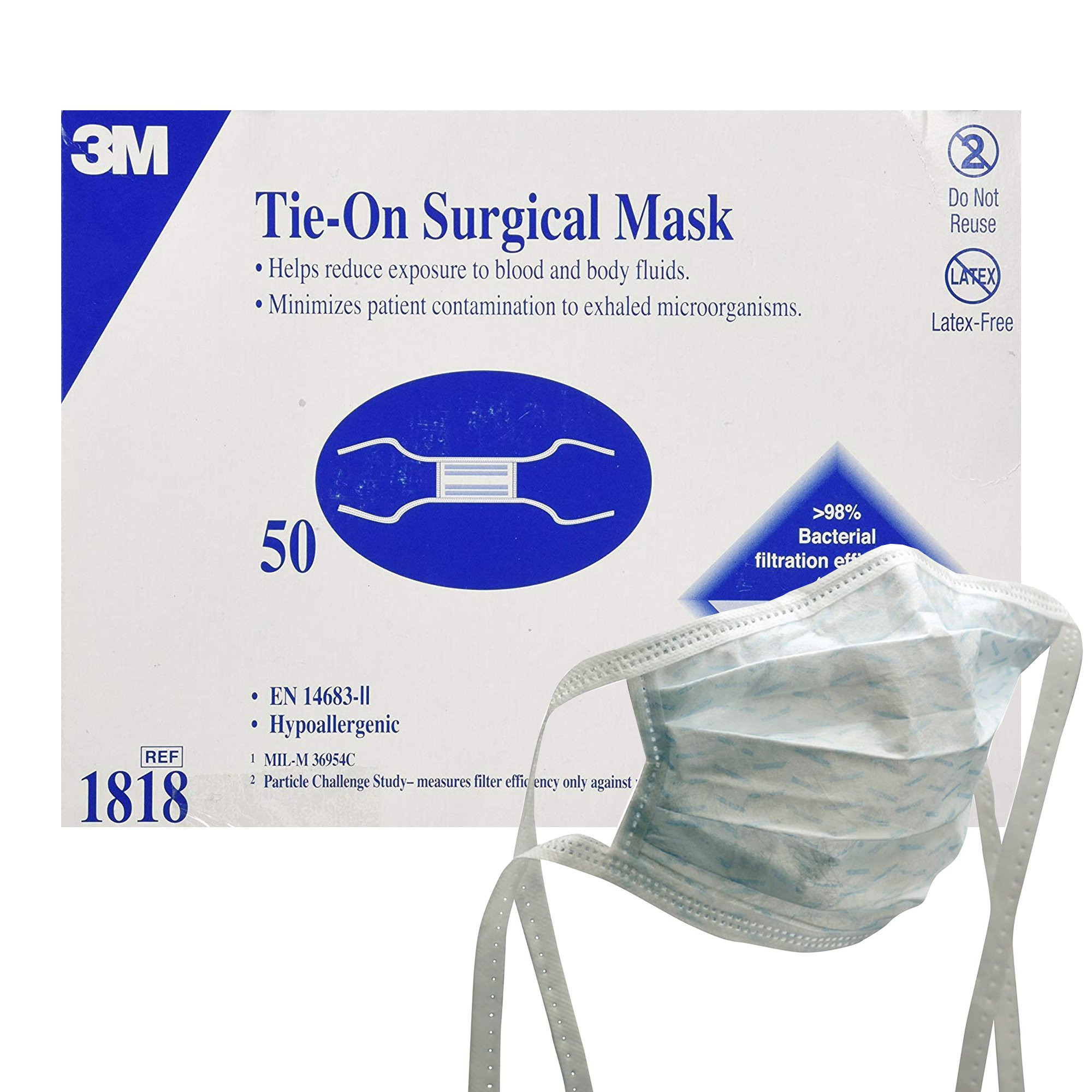 3M Tie-On Surgical Mask